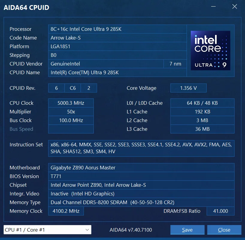 Intel Core Ultra 9 285K: CPU dành cho sáng tạo và AI, mát hơn, mạnh hơn