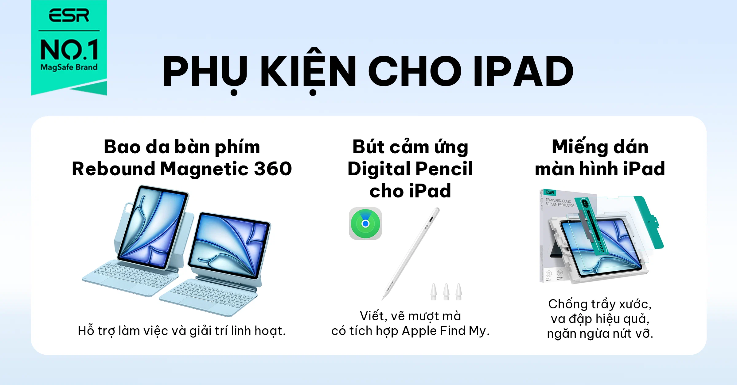 Fast Company vinh danh ESR - Top 10 Thương hiệu sáng tạo toàn cầu 2025, phụ kiện Apple tối ưu