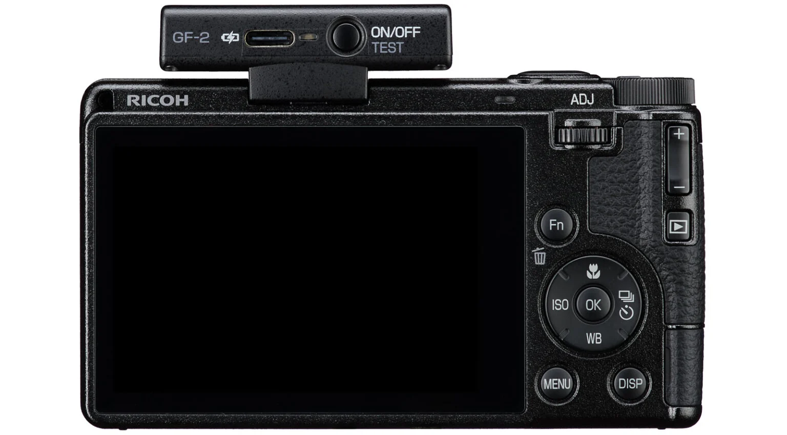 Ricoh GF-2 ra mắt: Flash siêu gọn 19g, tự động cân sáng cho GR IV