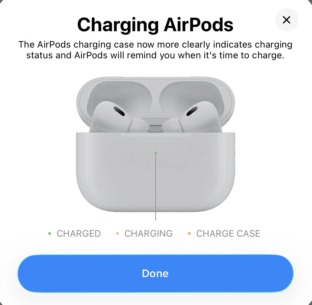 iOS 26 beta 5 hé lộ tính năng mới cho hộp sạc AirPods Pro 2 và AirPods 4