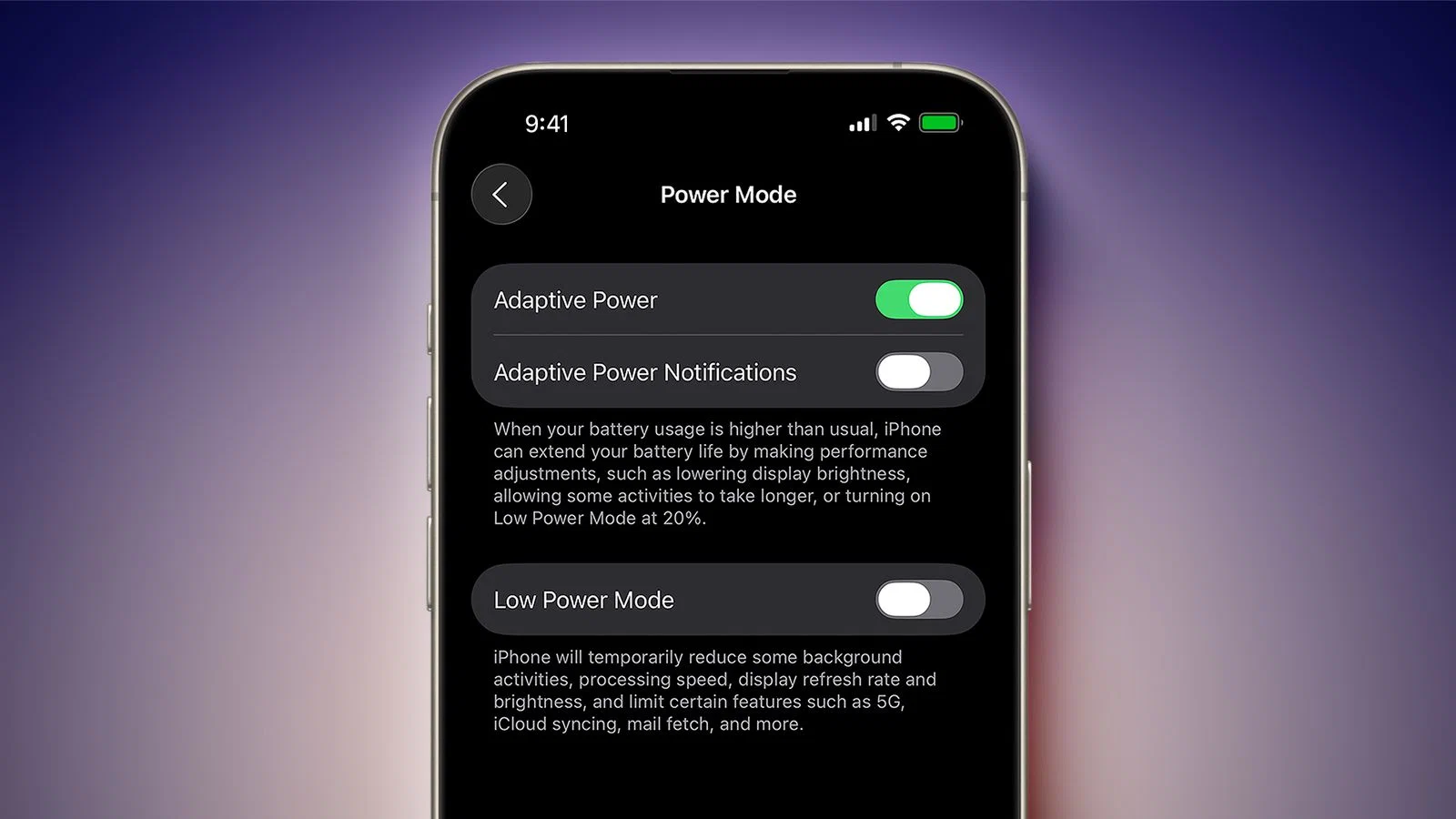 iOS 26 beta 7 có gì mới? Cải tiến đo oxy máu và Adaptive Power Notifications