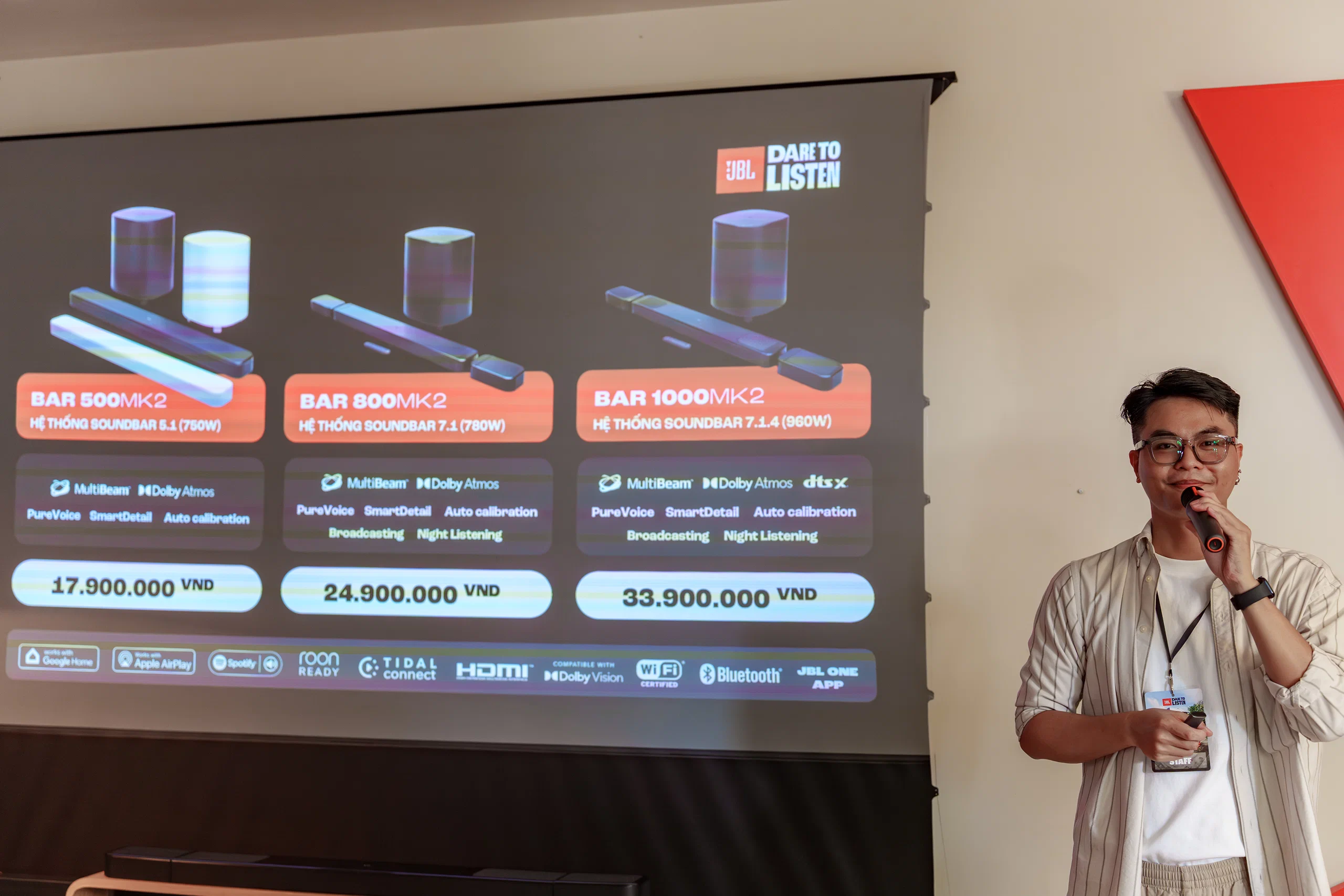 Loa thanh JBL Bar MK2 chính thức ra mắt tại Việt Nam: Nâng tầm âm thanh gia đình với công nghệ AI Sound Boost