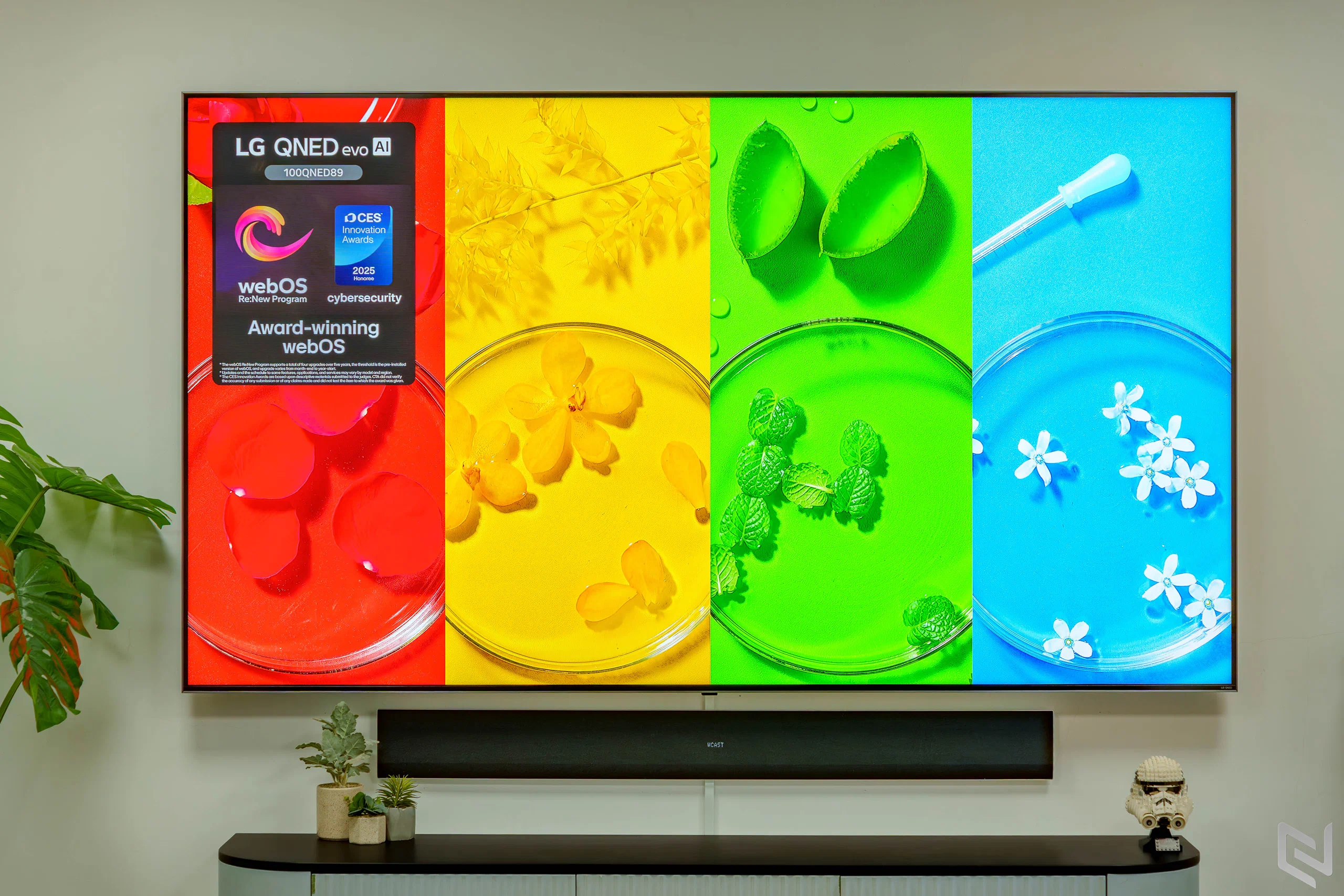 Đánh giá TV LG QNED evo AI MiniLED QNED86 100 inch 4K Smart 2025: Chiến game và xem phim đều đỉnh
