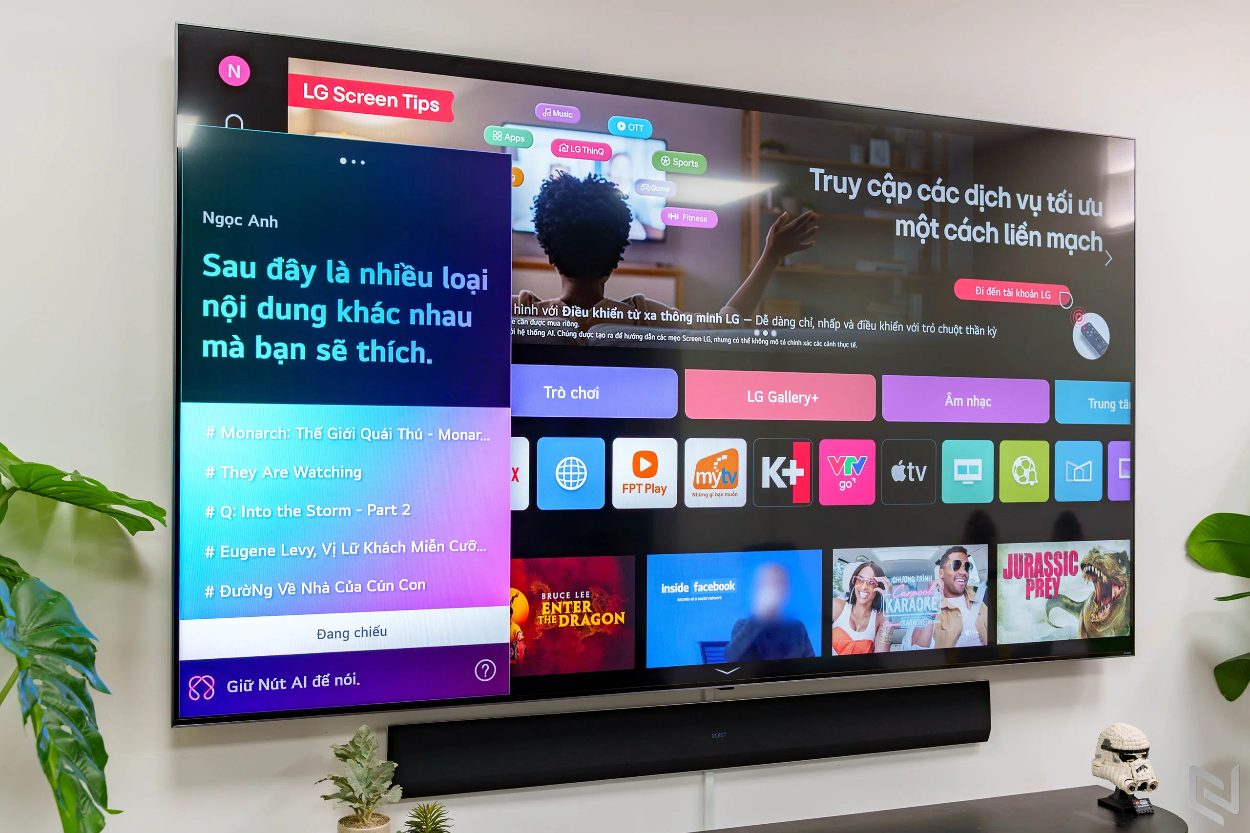 Đánh giá TV LG QNED evo AI MiniLED QNED86 100 inch 4K Smart 2025: Chiến game và xem phim đều đỉnh
