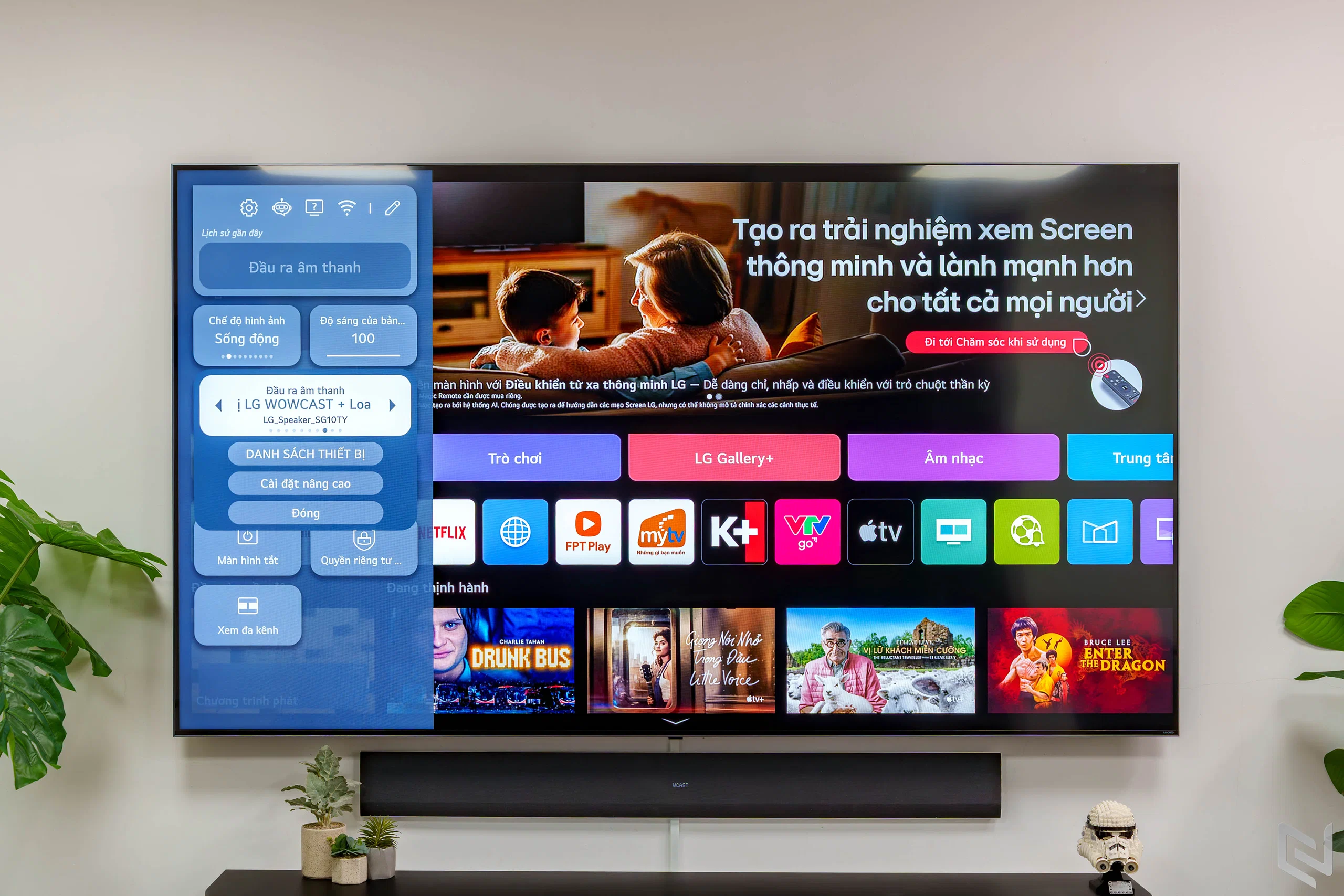 Đánh giá TV LG QNED evo AI MiniLED QNED86 100 inch 4K Smart 2025: Chiến game và xem phim đều đỉnh