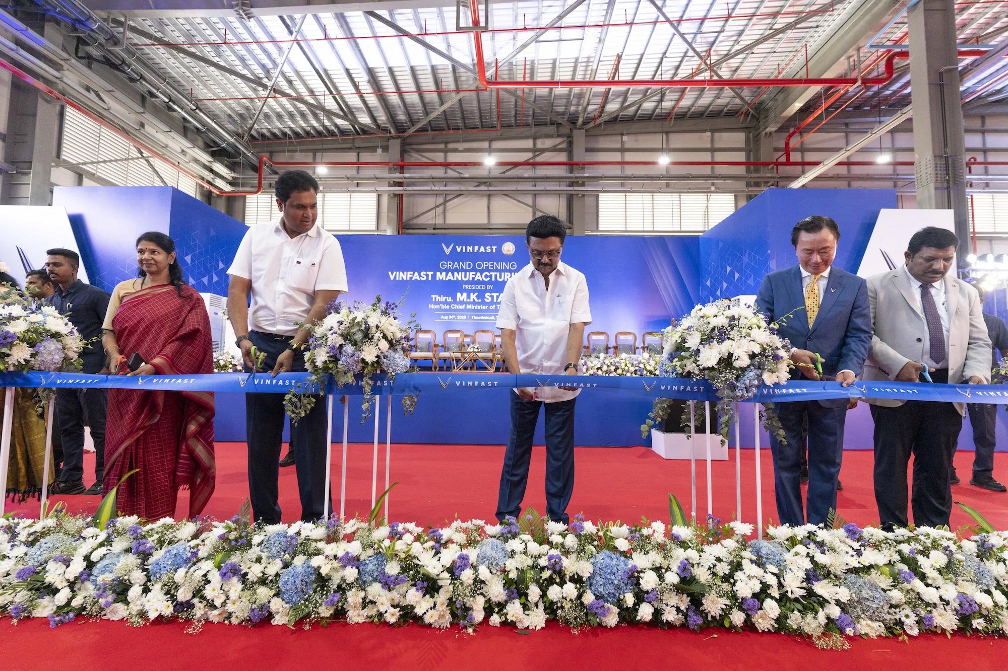 VinFast khánh thành nhà máy xe điện 160 ha tại Ấn Độ, sản lượng 150,000 xe/năm