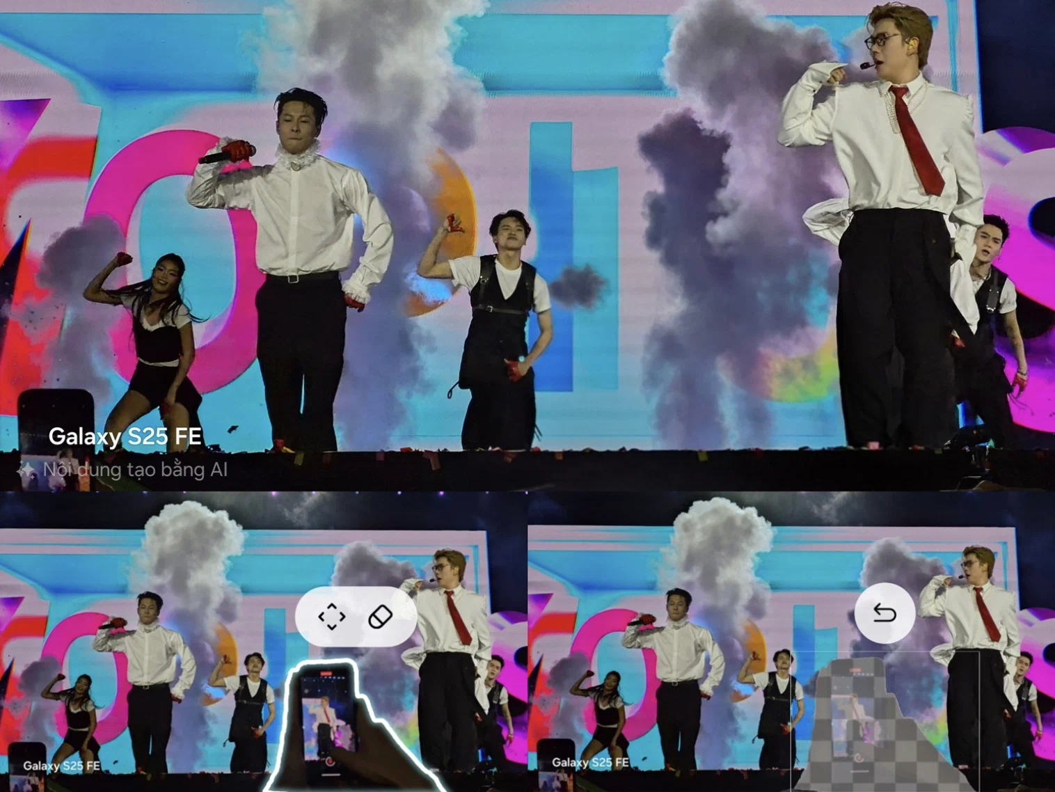 Bí quyết quay chụp concert đẹp lung linh bằng Galaxy S25 FE