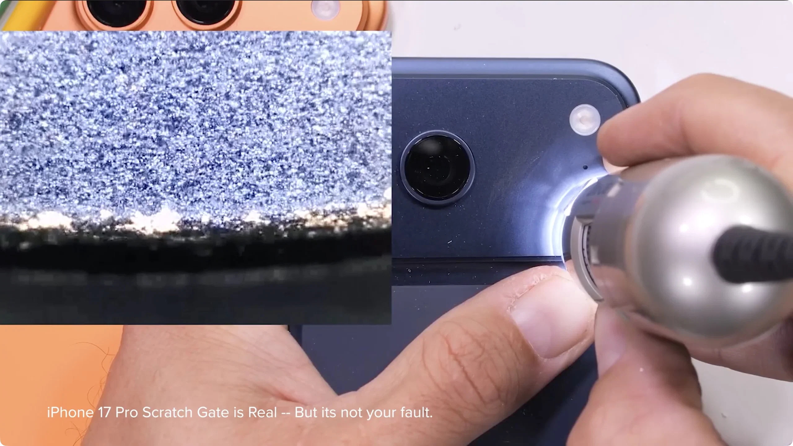 iPhone 17 Pro bị nghi ngờ dễ trầy, Apple lên tiếng giải thích