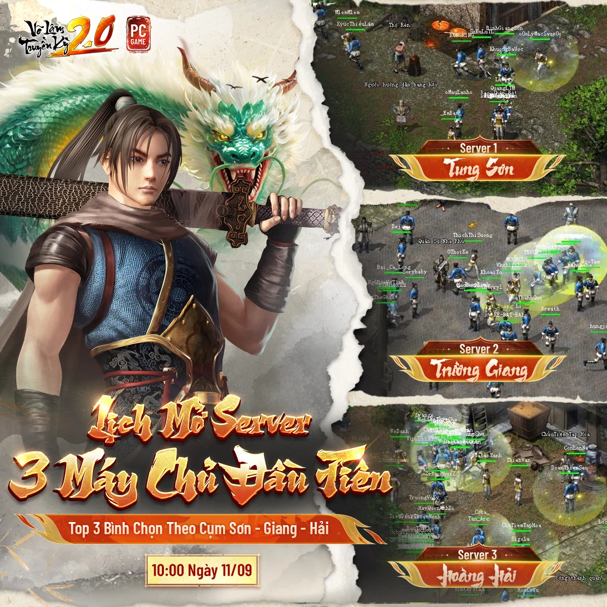 Võ Lâm Truyền Kỳ 2.0 PC chính thức ra mắt: Game thủ sống lại ký ức huy hoàng
