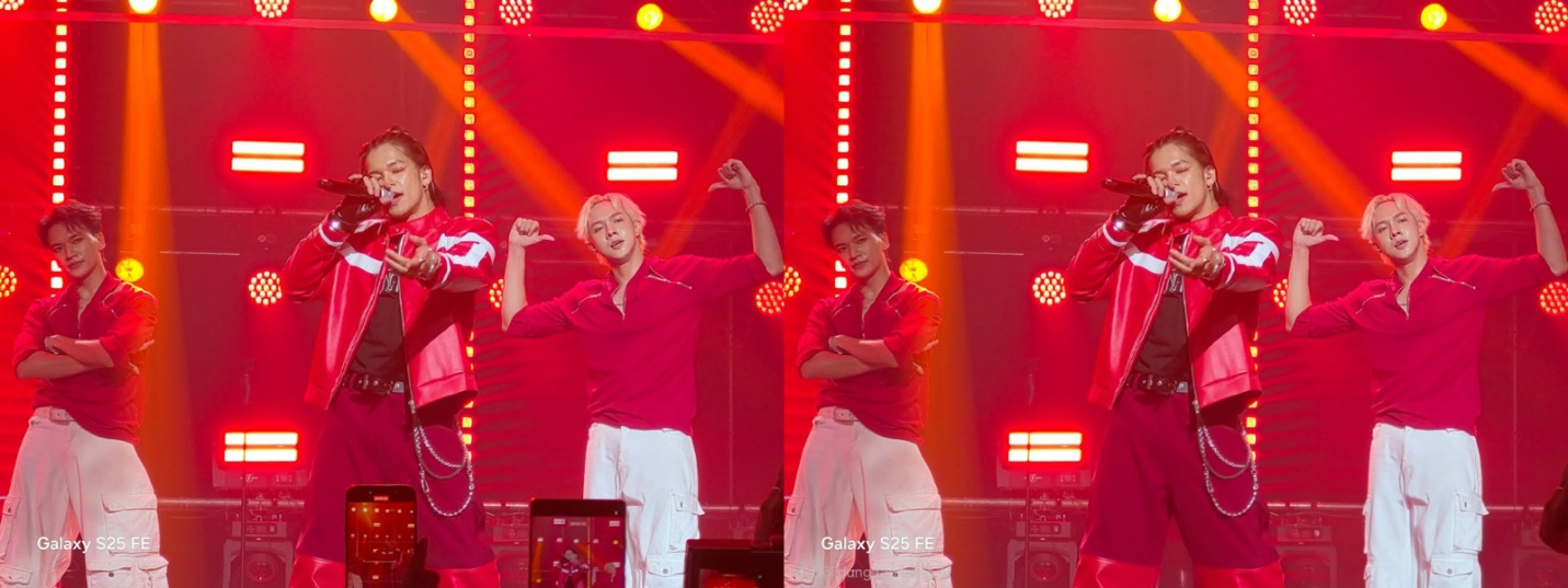 Mẹo hack view khi đi concert bằng Galaxy S25 FE: Ngồi xa vẫn có ảnh idol cực nét