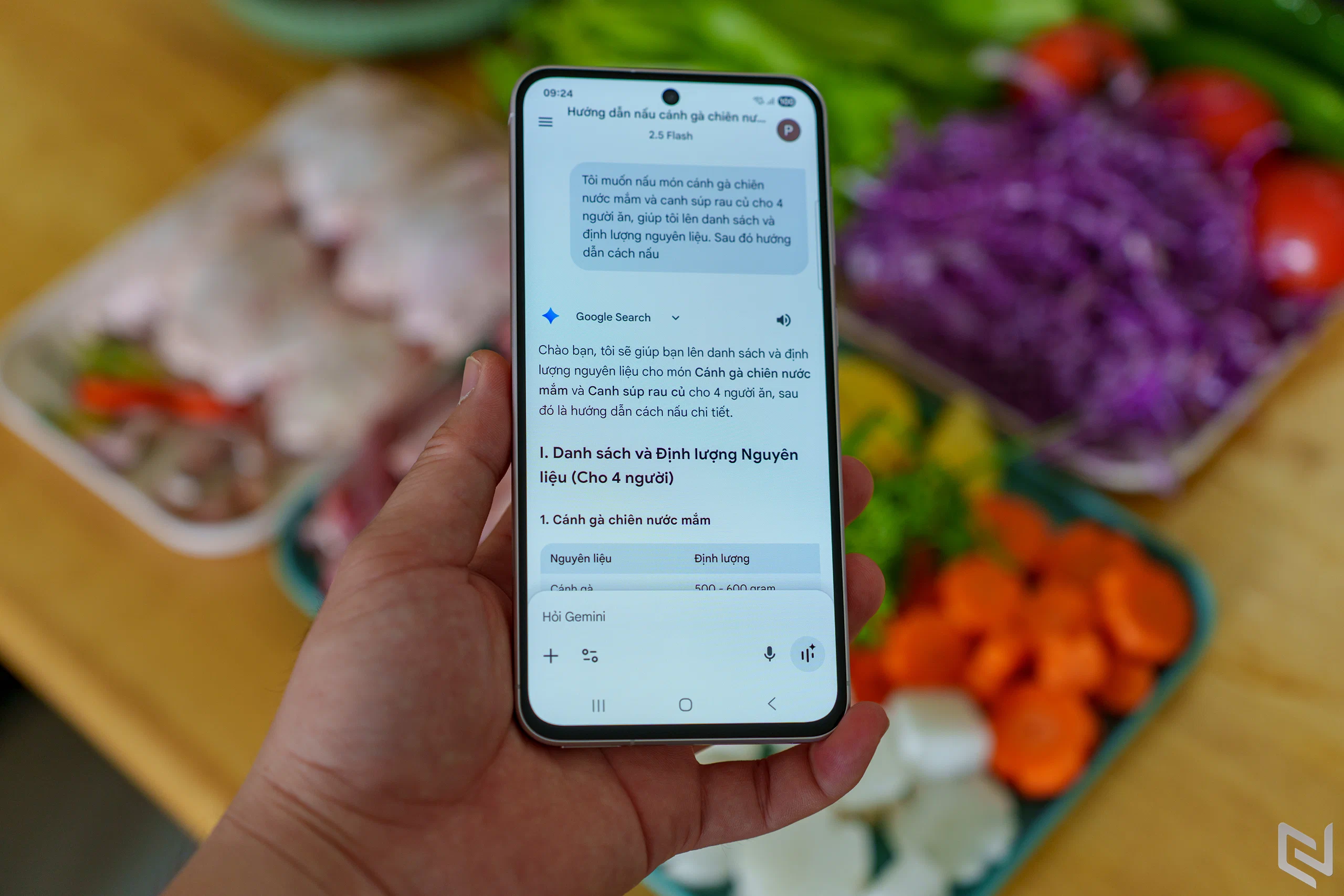 Mua sắm, đi chợ thông minh cùng Gemini Live trên Galaxy A56 5G