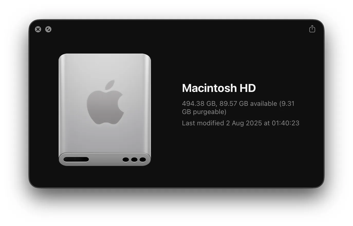 Apple tiếp tục chỉnh sửa biểu tượng Macintosh HD trên macOS 26.1 beta 3