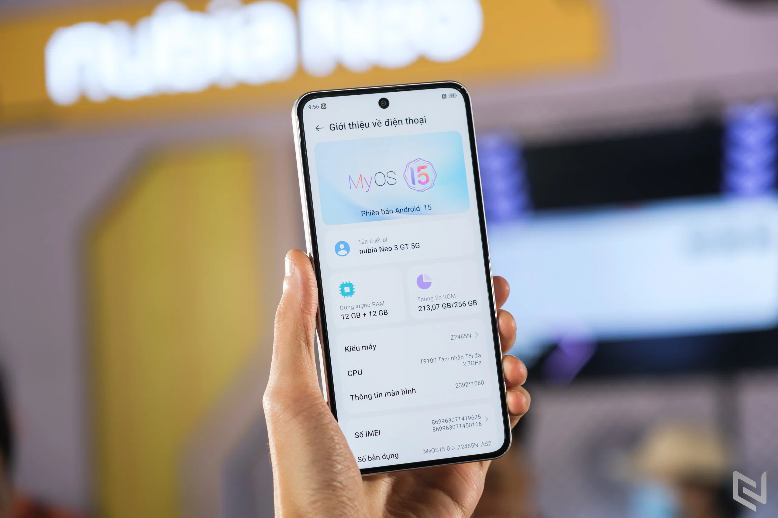 nubia NEO 3 GT 5G màu trắng ra mắt, đồng hành cùng Saigon Phantom