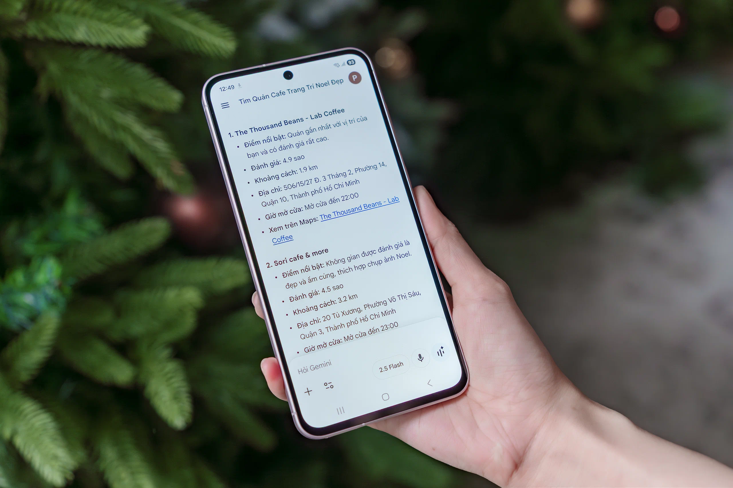 Cùng Galaxy A56 5G check-in mùa giáng sinh đỉnh chóp