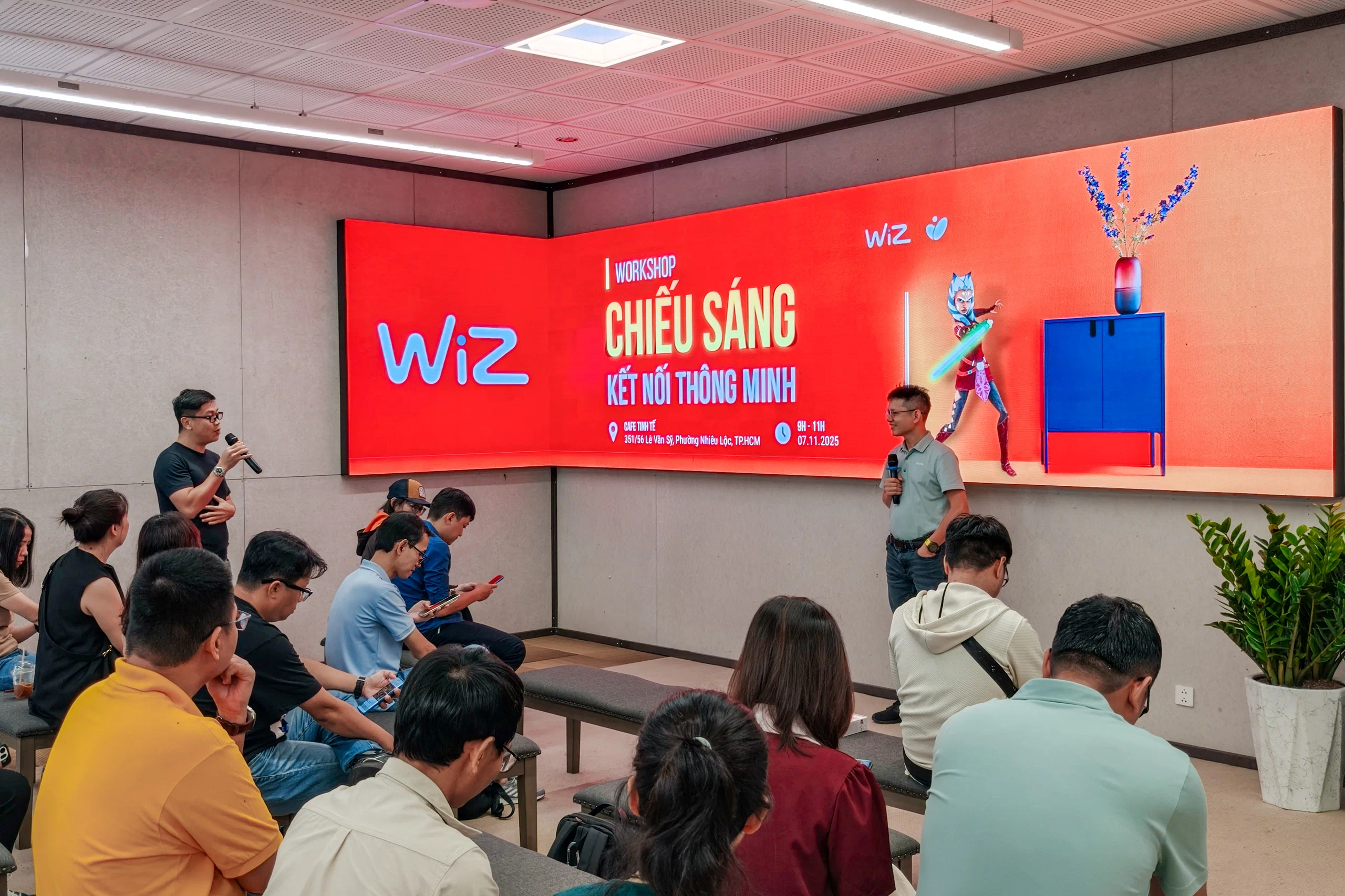 Signify và Tinh tế mang đến không gian chiếu sáng thông minh WiZ: Trải nghiệm giải trí và setup sáng tạo đỉnh cao