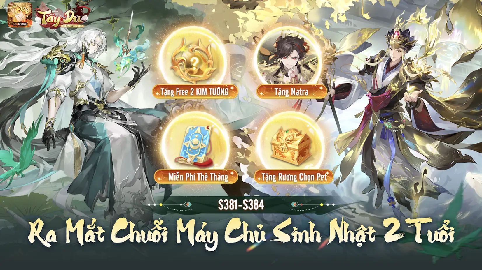 Tây Du VNG mừng 2 năm hoạt động với Đại Tiệc Sinh Nhật và Big Update tháng 11