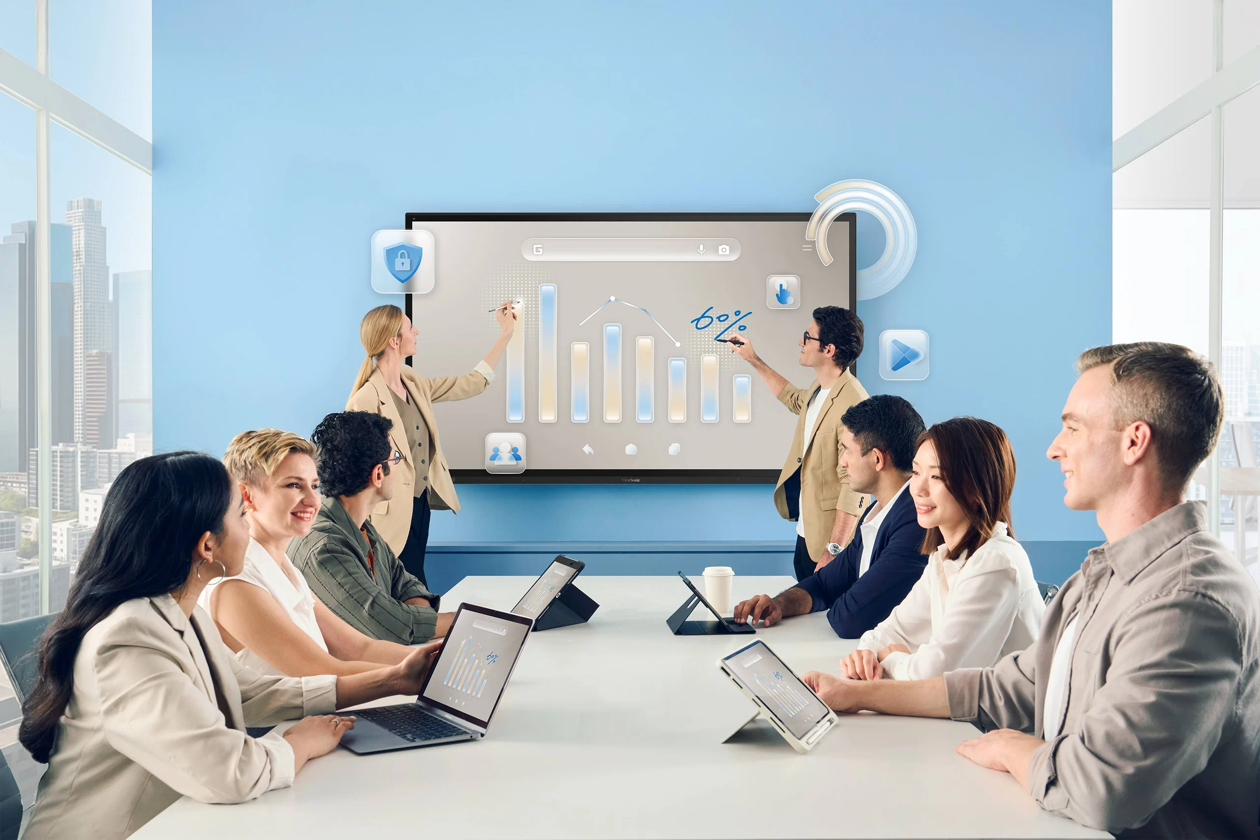 ViewSonic giới thiệu dòng màn hình ViewBoard IFP63 với bảo mật EDLA và công nghệ cảm ứng PCAP nâng cấp