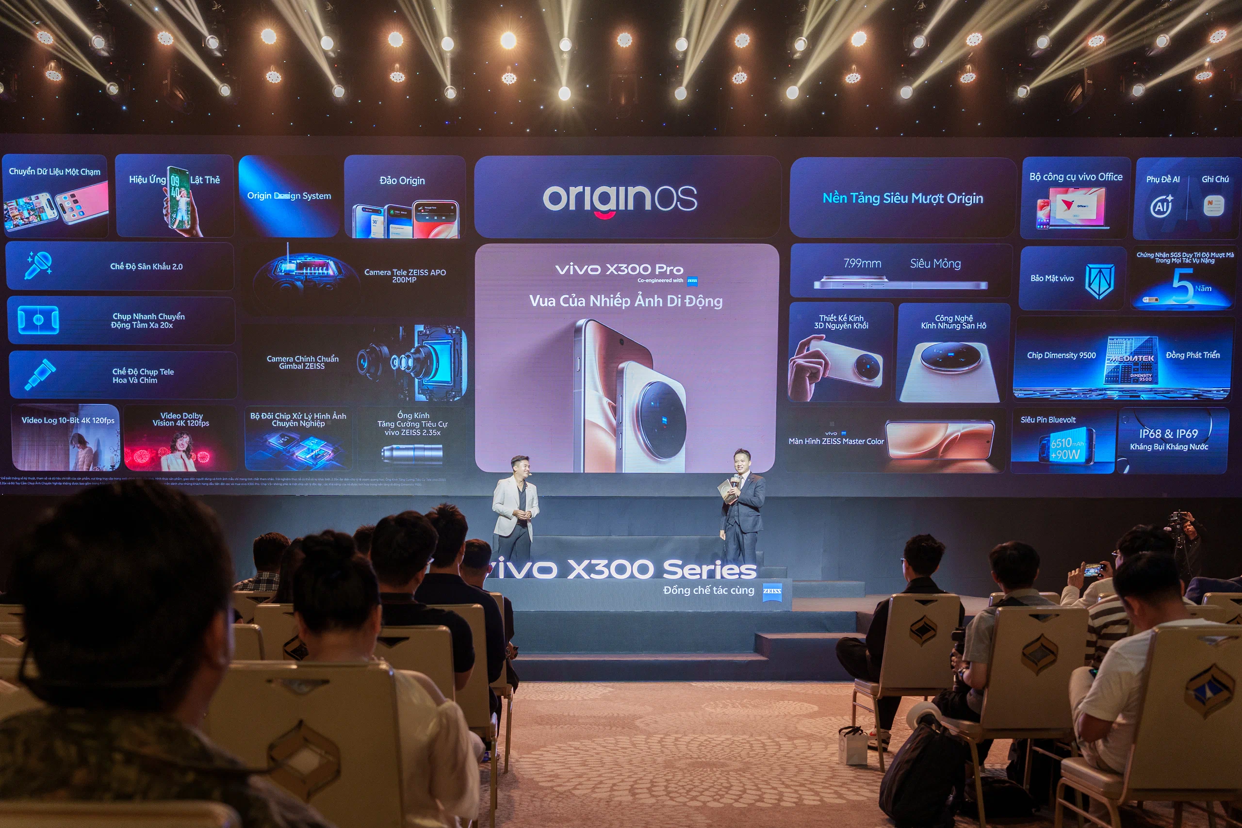 vivo X300 Series ra mắt tại Việt Nam với camera ZEISS 200MP, dẫn đầu kỷ nguyên nhiếp ảnh di động