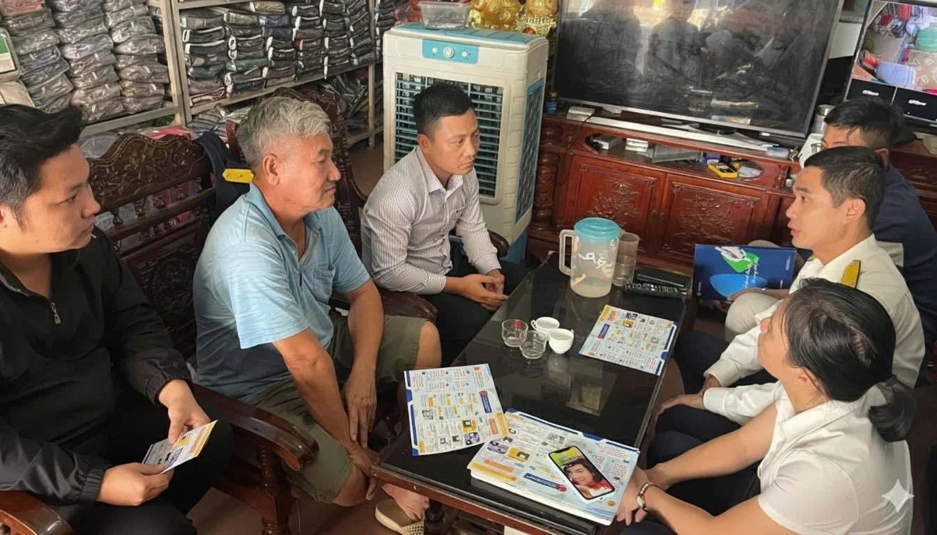 VNPT cùng ngành Thuế thúc đẩy 60 ngày chuyển đổi thuế khoán sang kê khai