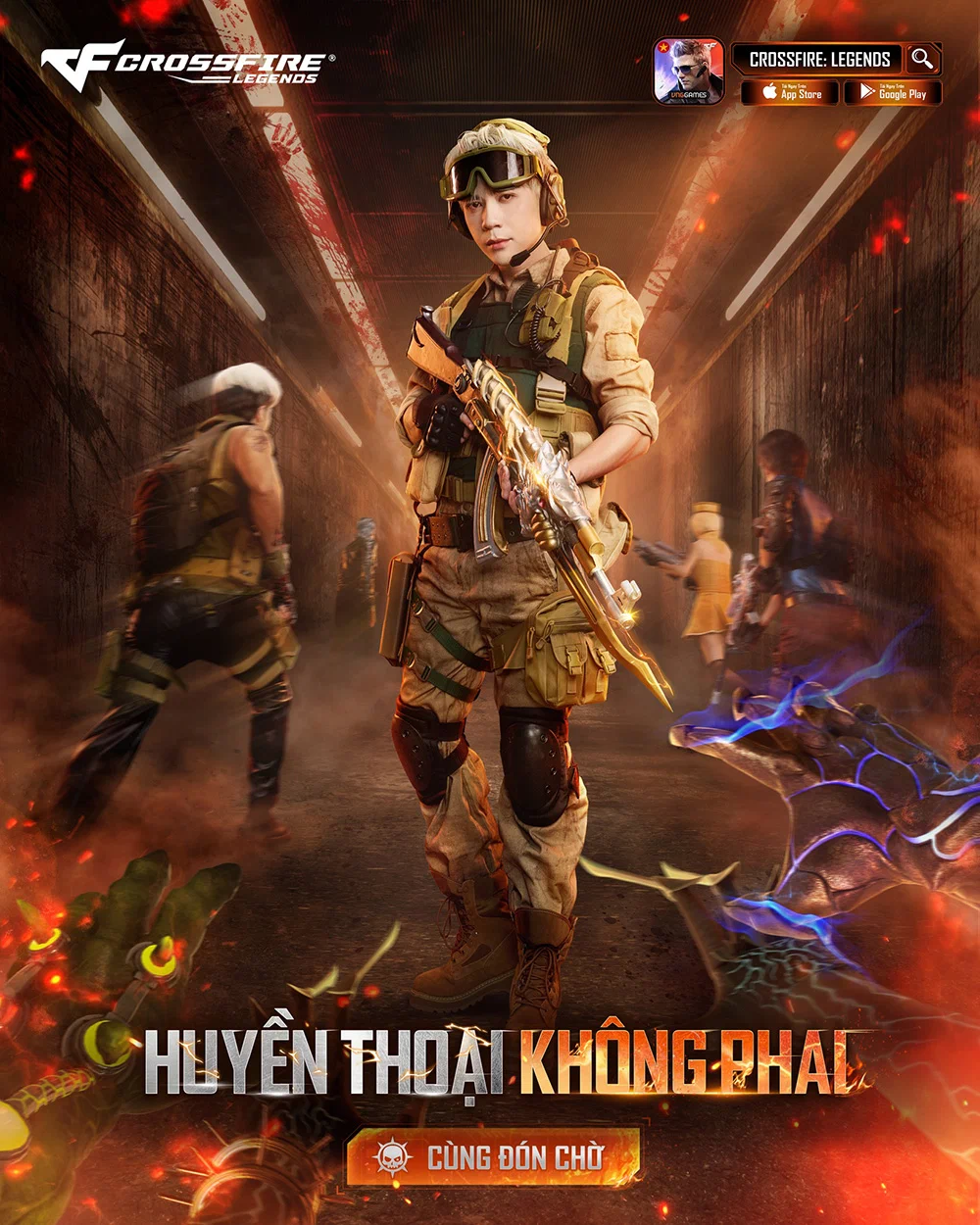 Crossfire: Legends gây sốt khi công bố ba đại diện Orange, Pháo và Quang Hùng MasterD trong loạt cosplay huyền thoại