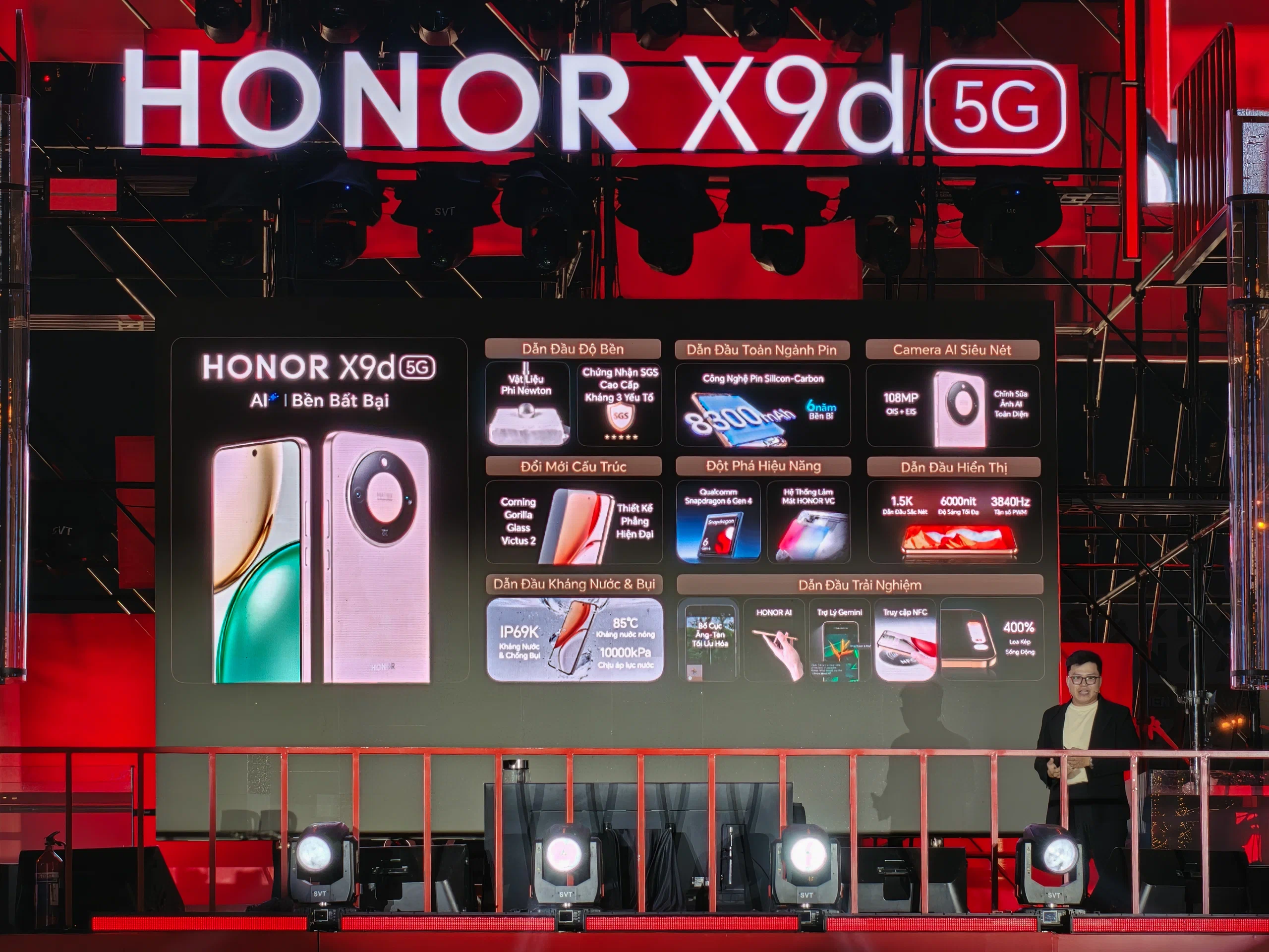HONOR X9d ra mắt tại Việt Nam với độ bền IP69K và pin 8,300mAh dẫn đầu phân khúc