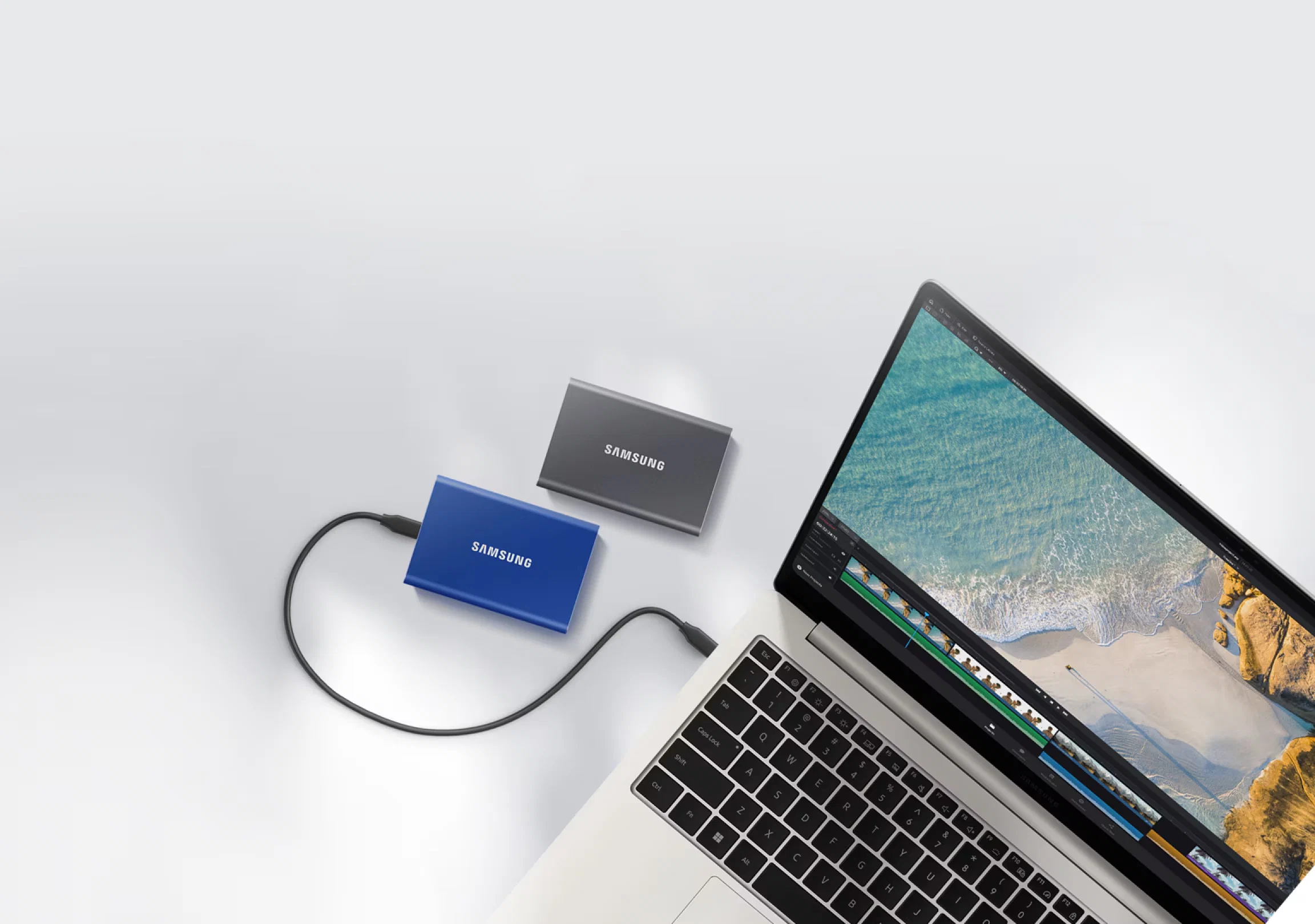Lưu trữ cực nhanh, bảo mật cực cao - Samsung T7 | T9 nâng trải nghiệm làm việc di động lên tầm mới