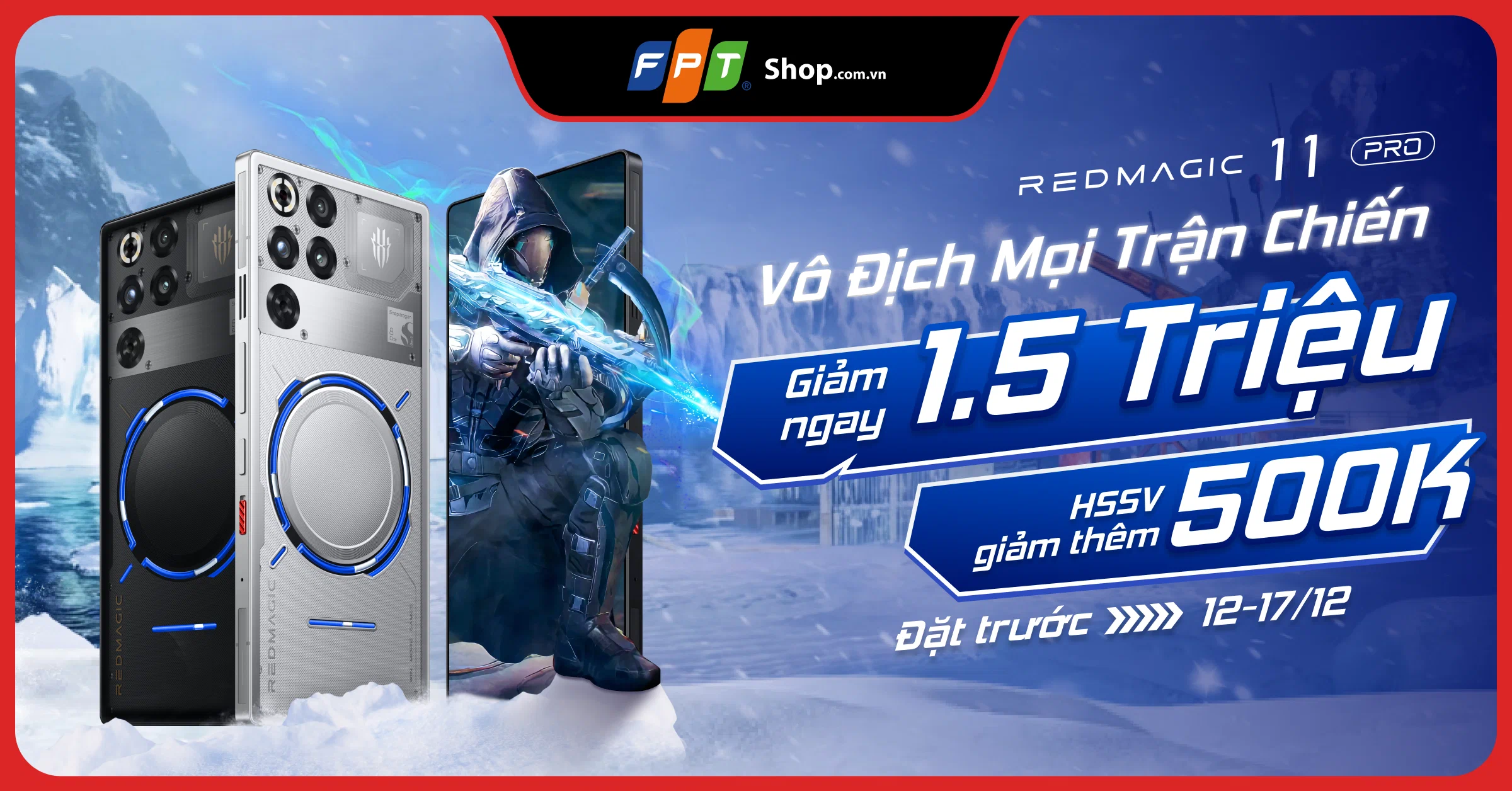 REDMAGIC 11 Pro chính thức cho đặt trước tại FPT Shop - Gaming Phone mạnh nhất đã được bán chính hãng