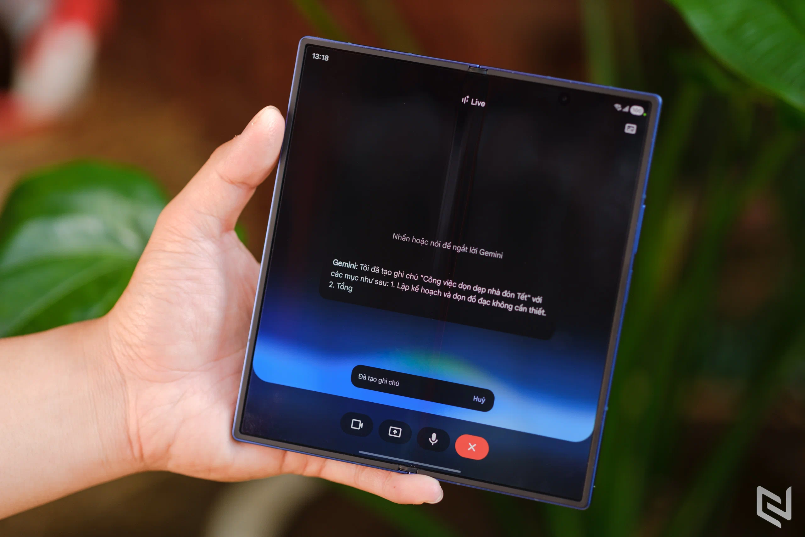 Nghe chuyện Tết xưa, làm mới Tết nay cùng Gemini Live trên Galaxy Z Fold7