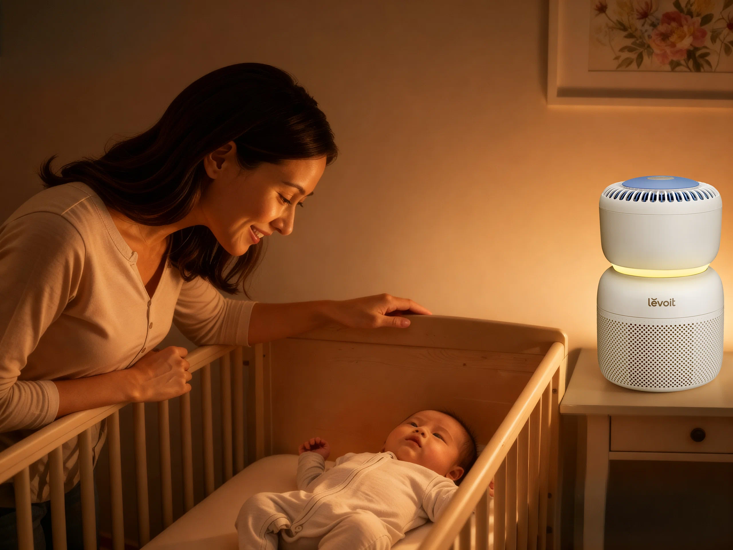 Levoit ra mắt Sprout, máy lọc không khí 3 trong 1 cho phòng ngủ của bé