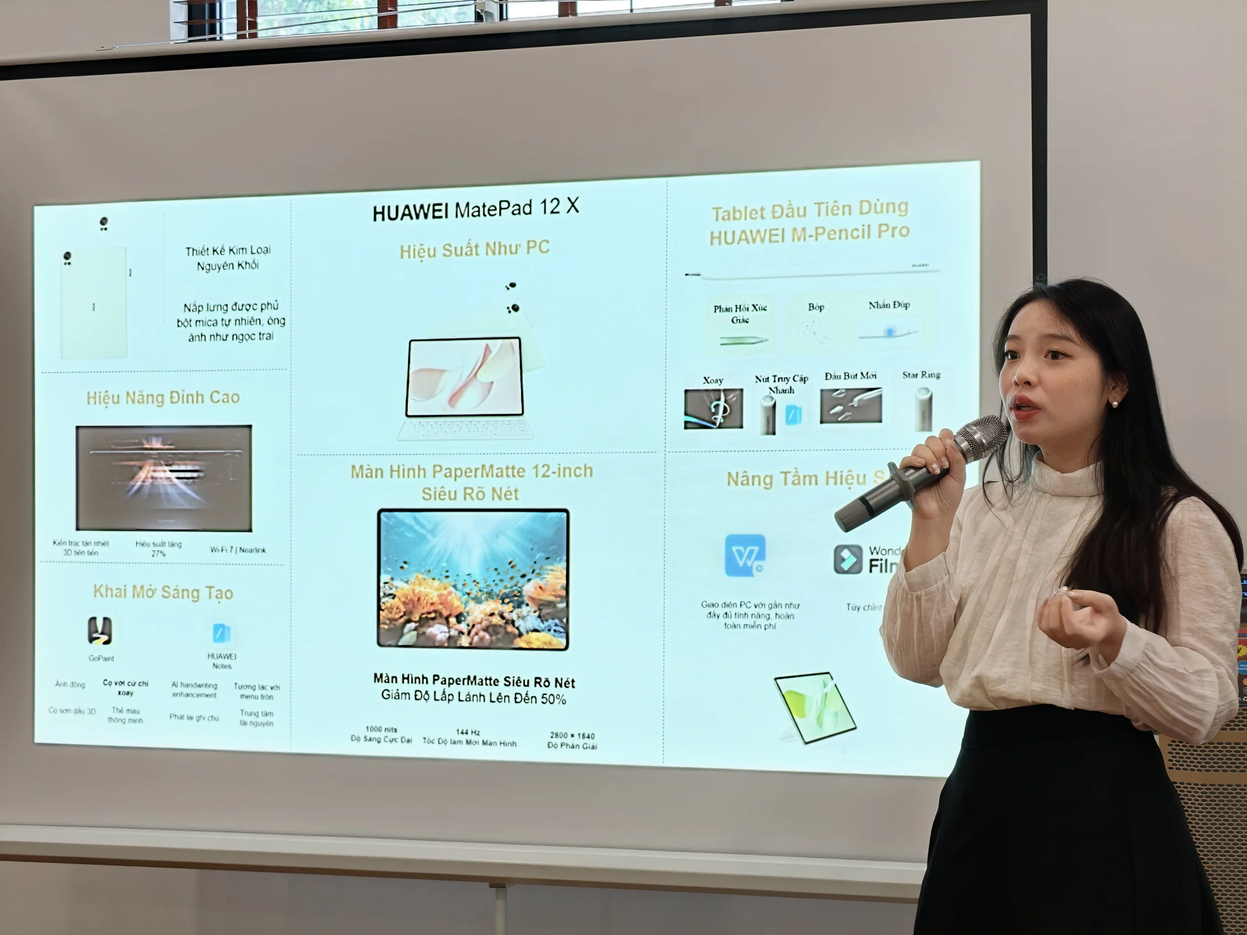 Huawei mở bán MatePad 12 X tại Việt Nam - Máy tính bảng mỏng nhẹ, hiệu suất cao với màn hình PaperMatte và bút M-Pencil Pro