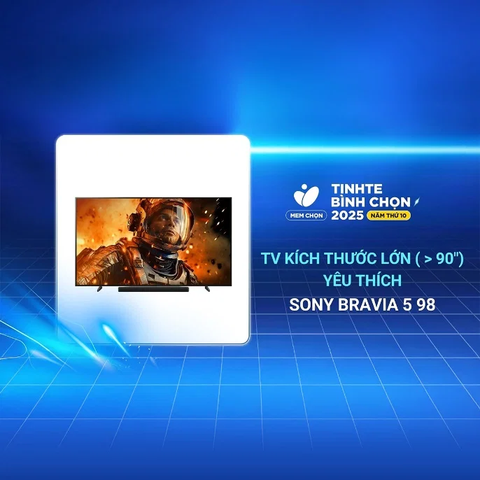 Sony lập cú đúp giải thưởng, dẫn đầu TV tiết kiệm năng lượng và được người dùng yêu thích