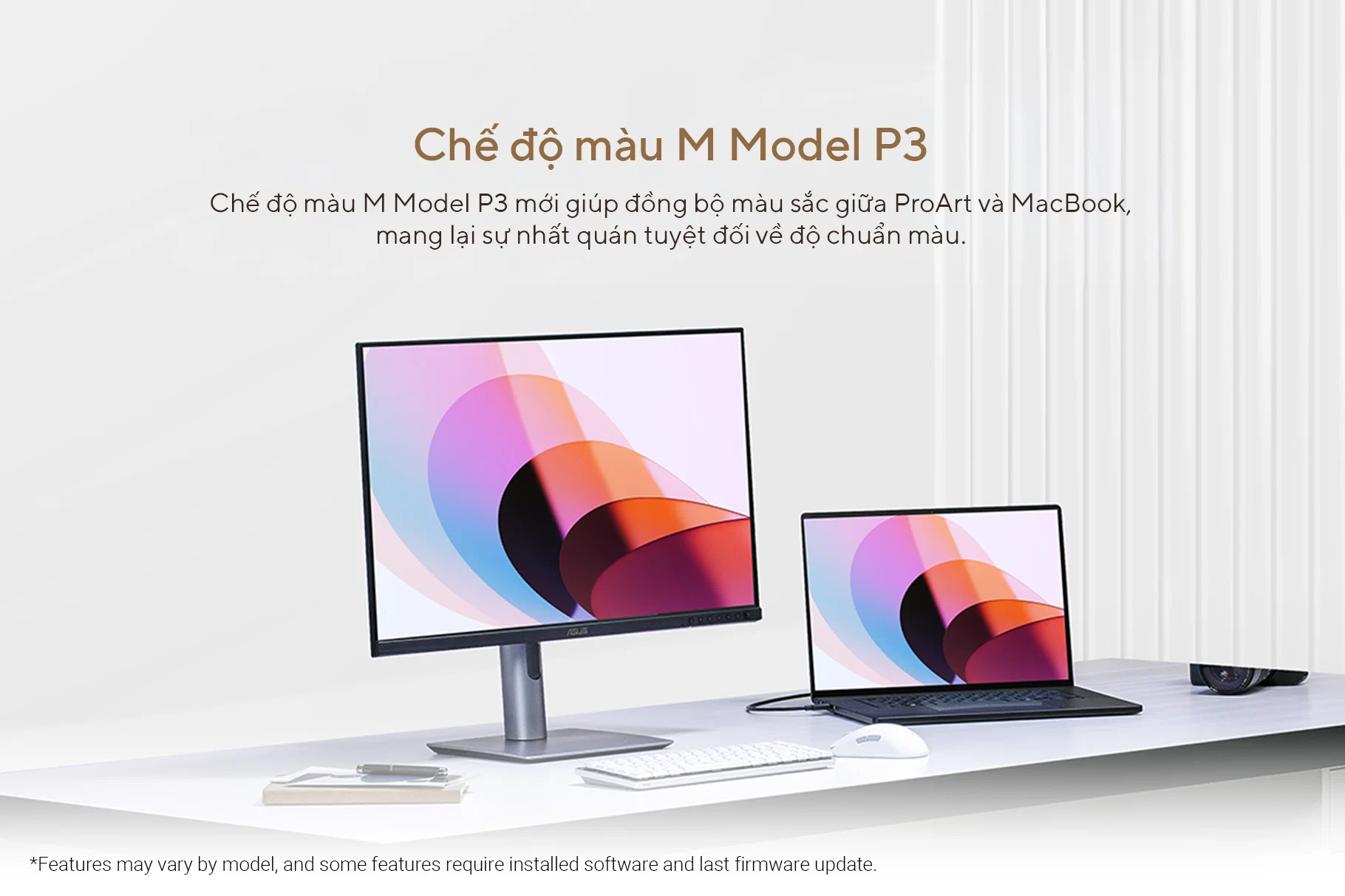 Màn hình ASUS ProArt bổ sung tính năng đồng bộ màu sắc và điều khiển riêng cho macOS