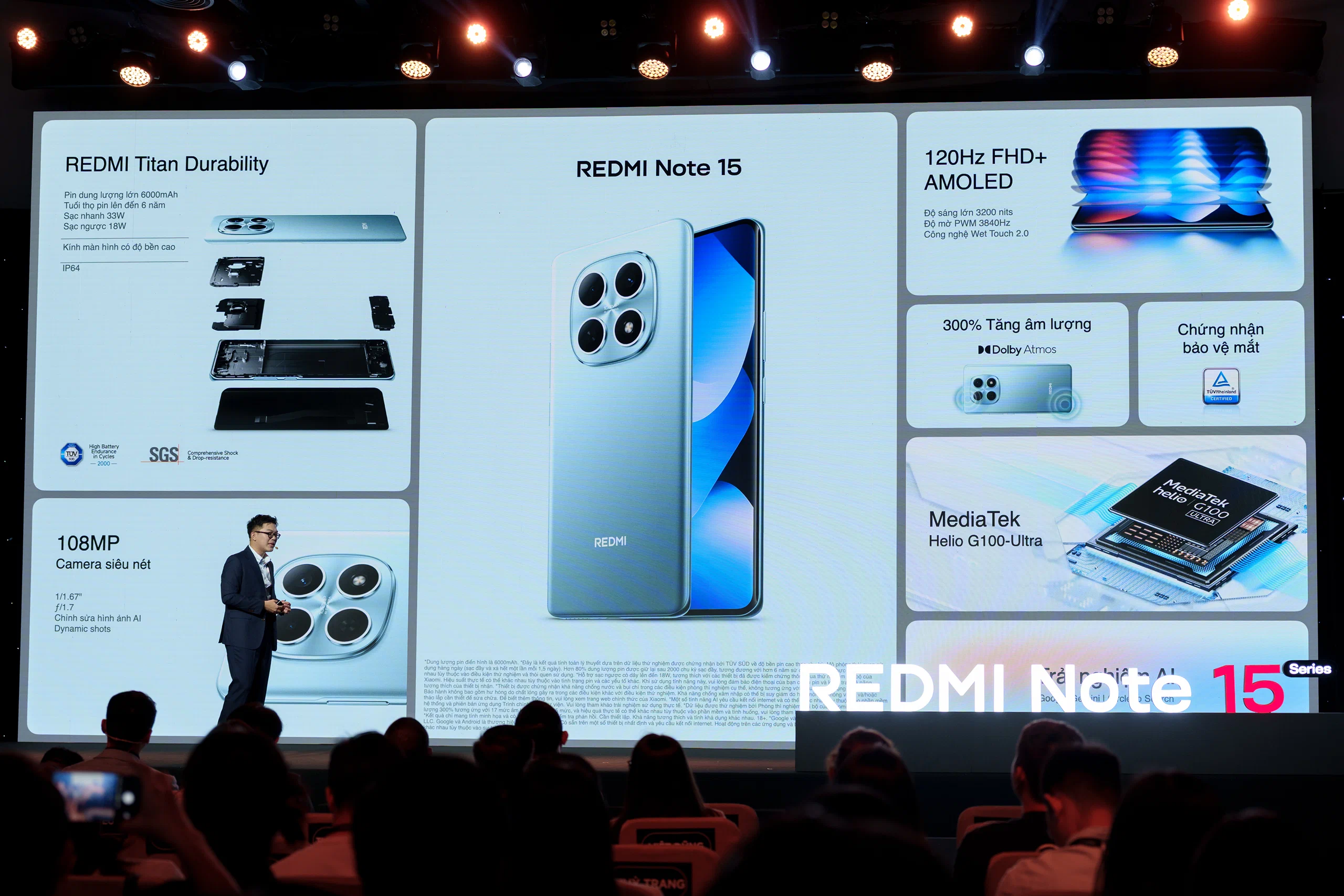 Xiaomi giới thiệu REDMI Note 15 Series tại Việt Nam với Chi Pu là Đại sứ thương hiệu, chuẩn bền REDMI Titan và loạt nâng cấp toàn diện
