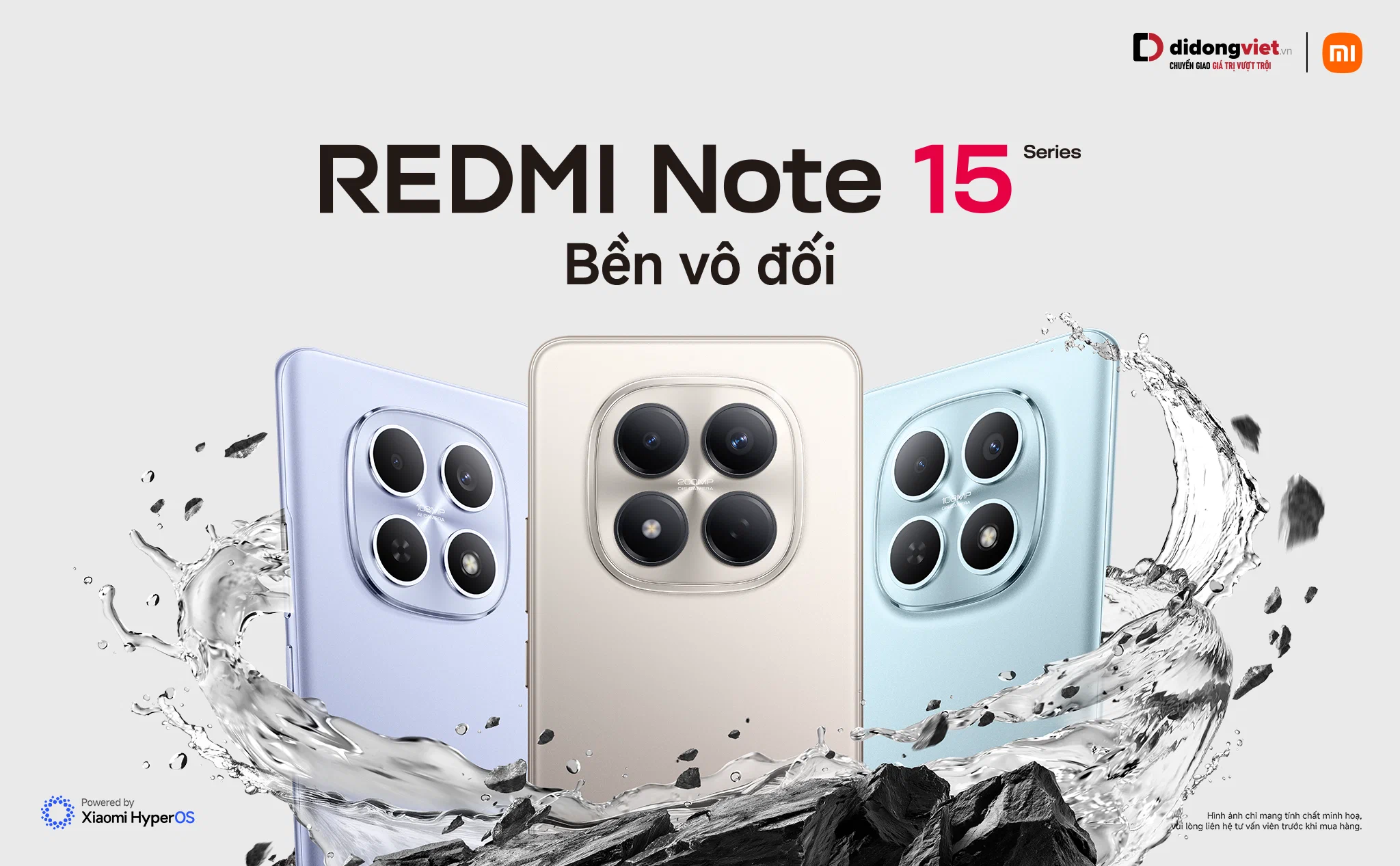 Sở hữu Redmi Note 15 series tại Di Động Việt với ưu đãi thu cũ đổi mới trợ giá đến 4 triệu đồng