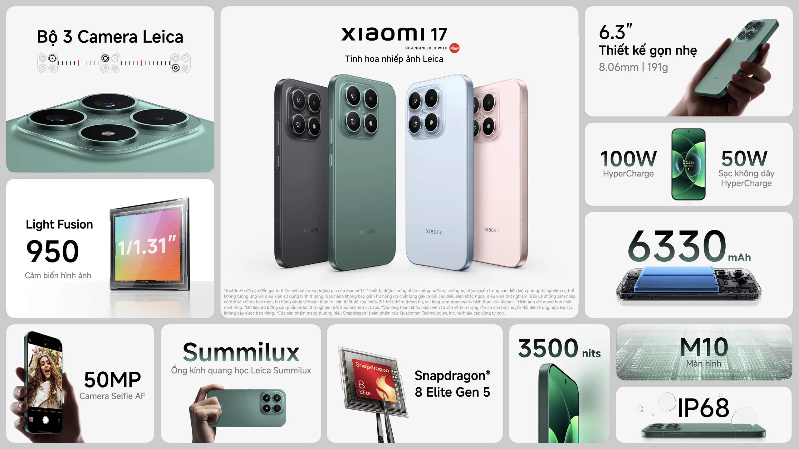 Xiaomi 17 Series ra mắt tại Việt Nam - Camera Leica nâng chuẩn nhiếp ảnh di động