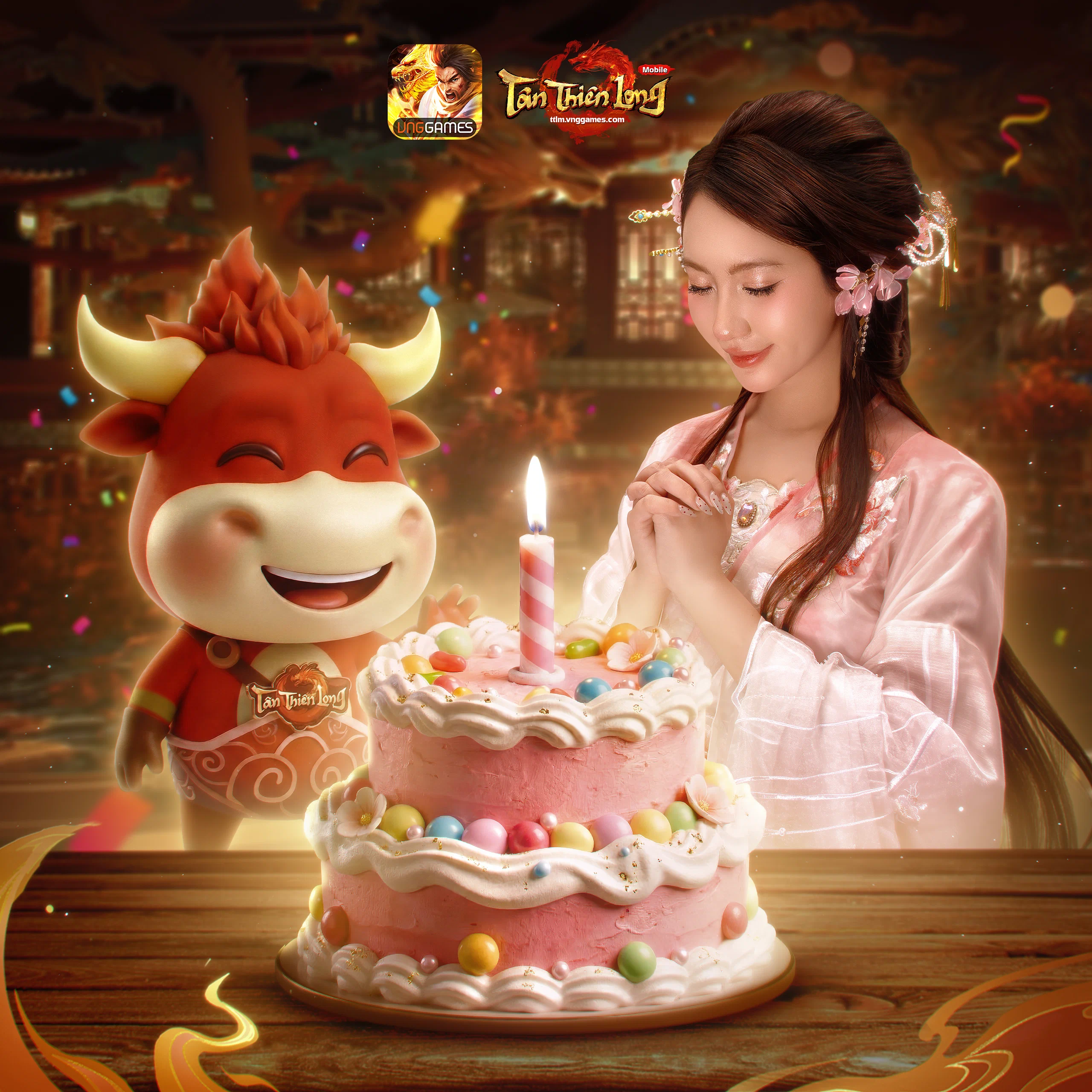 Tân Thiên Long Mobile tung bộ ảnh cosplay Vương Ngữ Yên mừng sinh nhật 7 tuổi