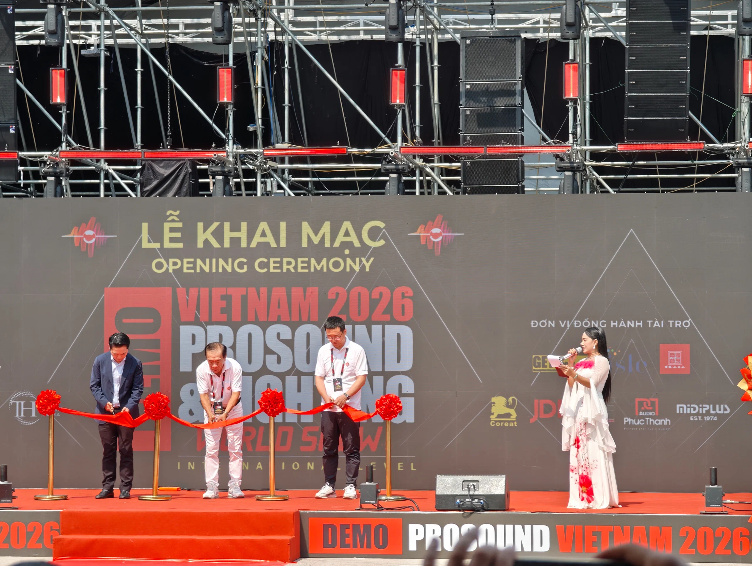 Hơn 100 thương hiệu âm thanh ánh sáng hội tụ tại Demo Prosound Vietnam 2026