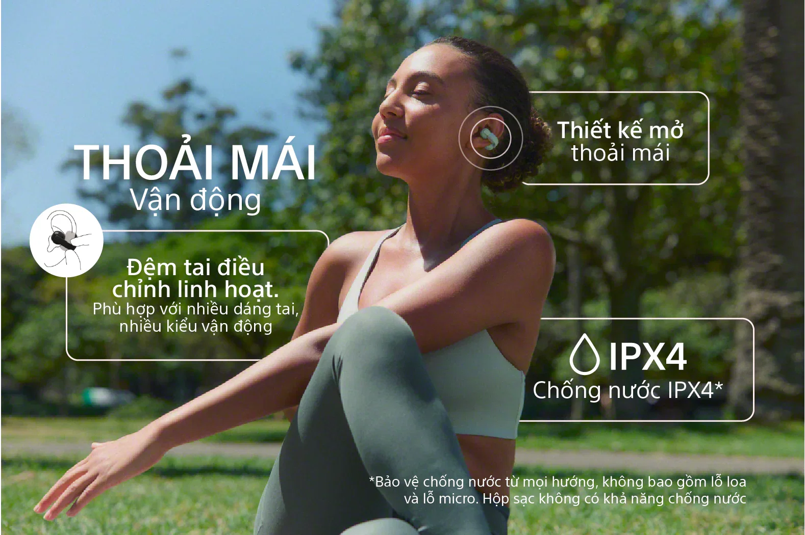 Sony Clip WF-LC900 ra mắt: Tai nghe open-ear dạng kẹp, vừa nghe nhạc vừa kết nối thế giới xung quanh