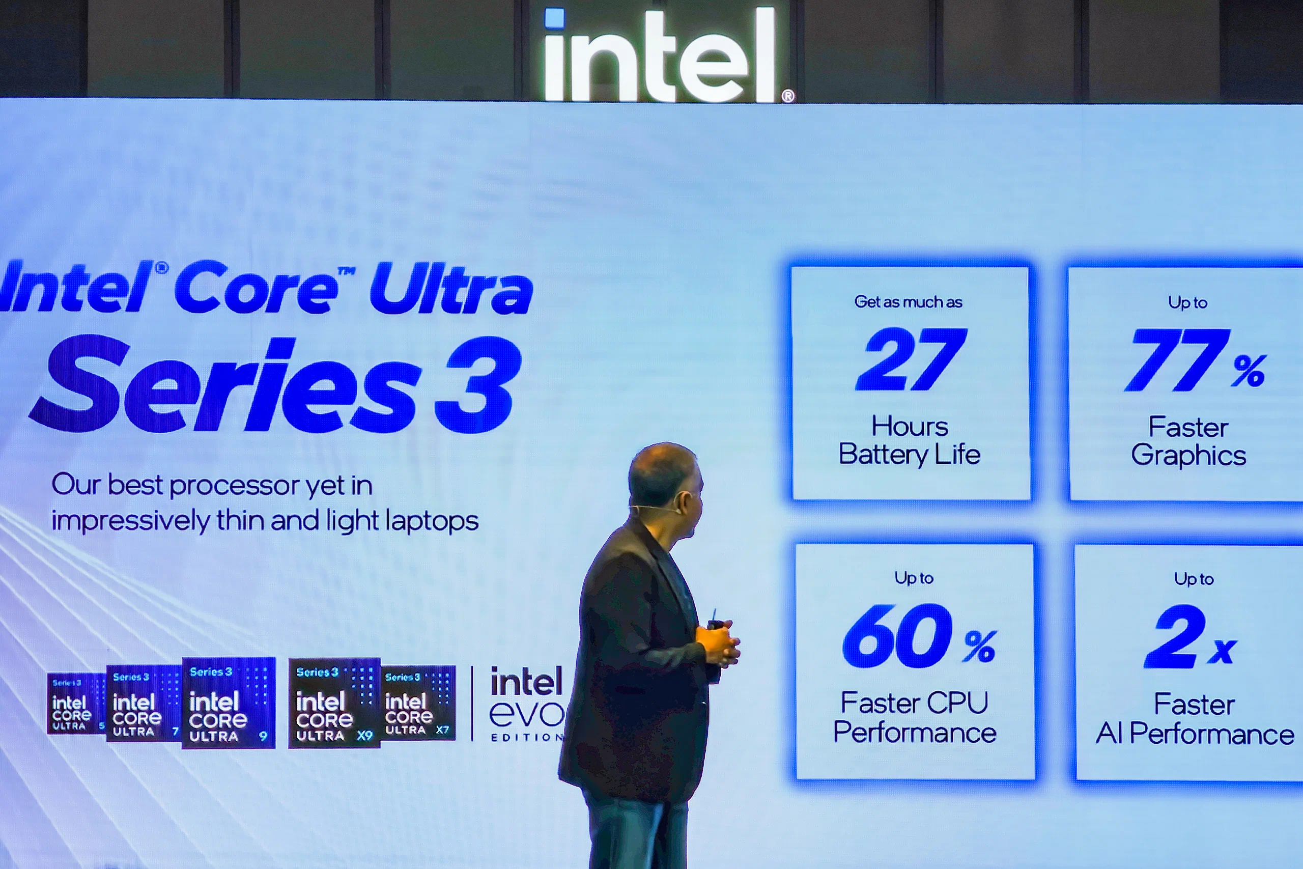 Laptop trang bị Intel Core Ultra Series 3 ra mắt tại Việt Nam: AI PC pin 27 tiếng, hiệu năng vượt trội