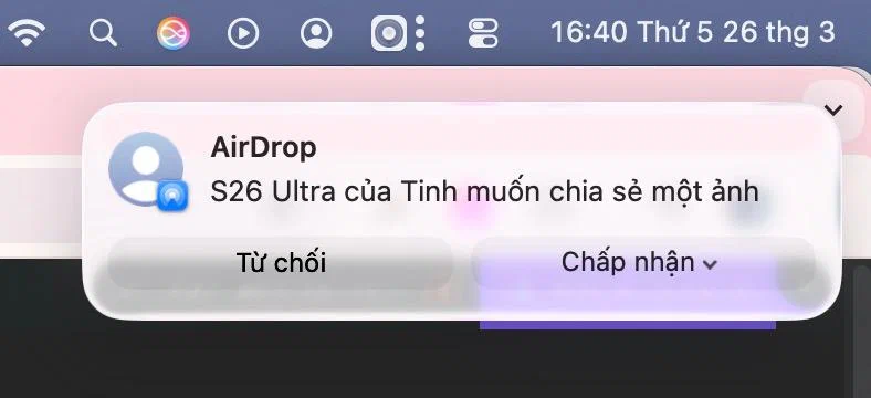 Quick Share trên Galaxy S26 series chính thức hỗ trợ chia sẻ file với iPhone qua AirDrop