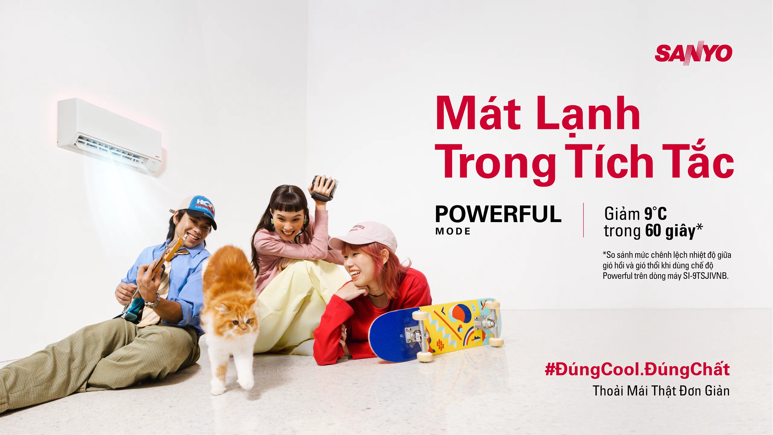 SANYO tái xuất thị trường Việt Nam với diện mạo mới, mang tinh thần “Stay Cool, Stay You - Đúng Cool, Đúng Chất”