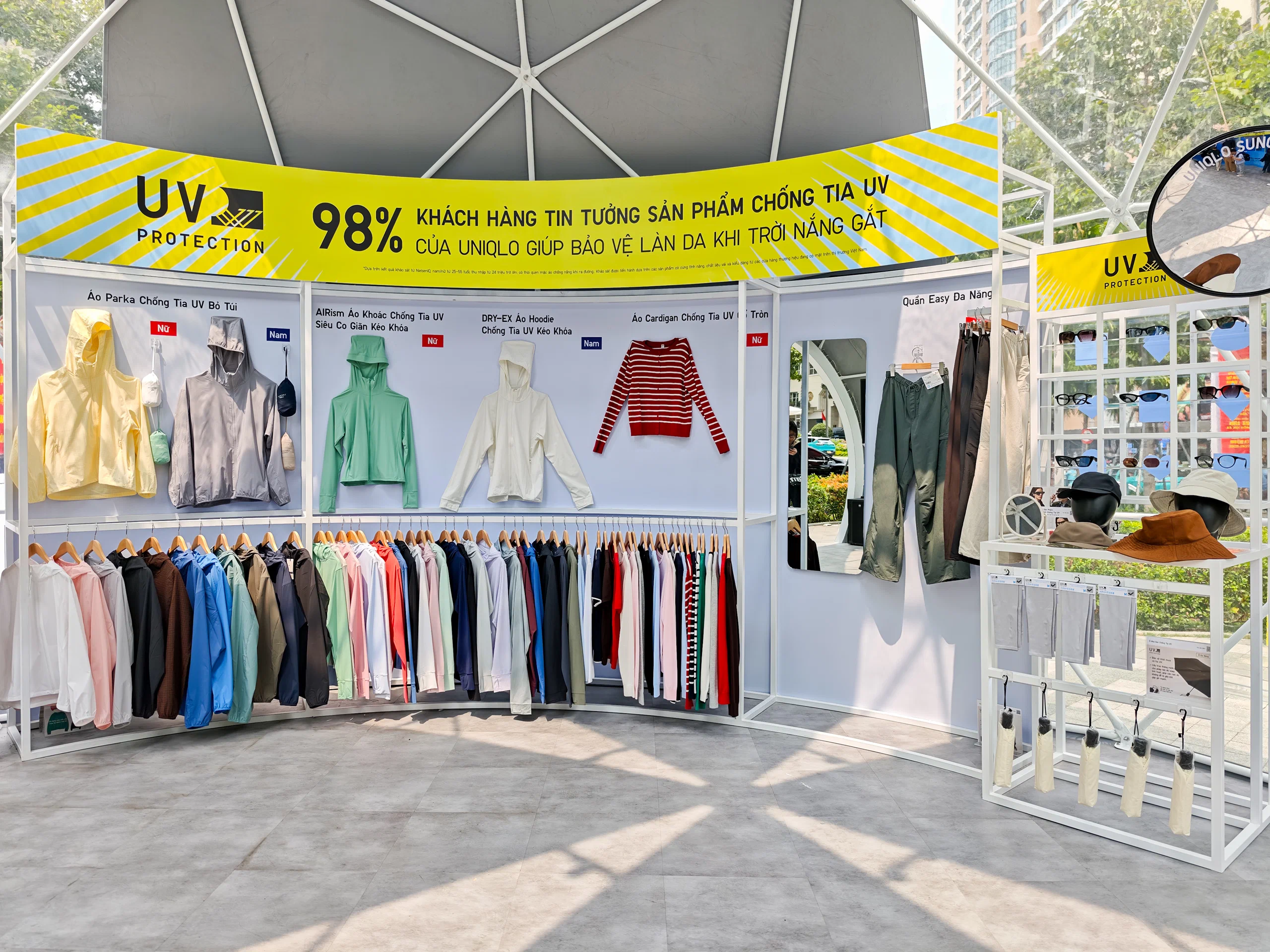 UNIQLO nâng cấp dòng sản phẩm chống tia UV, chặn hơn 90% bức xạ trong mùa hè 2026