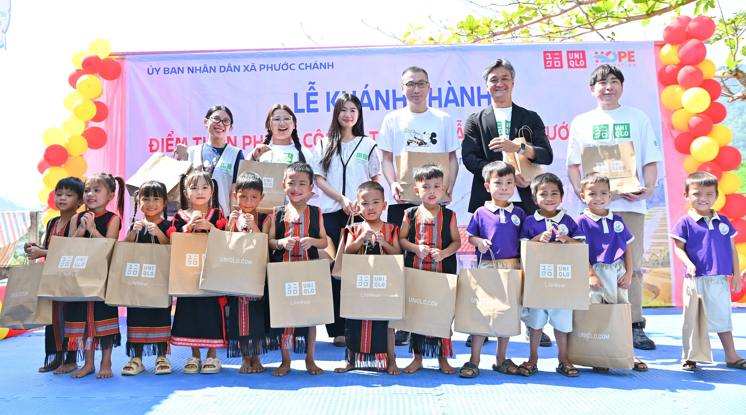 UNIQLO Việt Nam Cùng Quỹ Hy vọng khánh thành điểm trường Phước Công 2