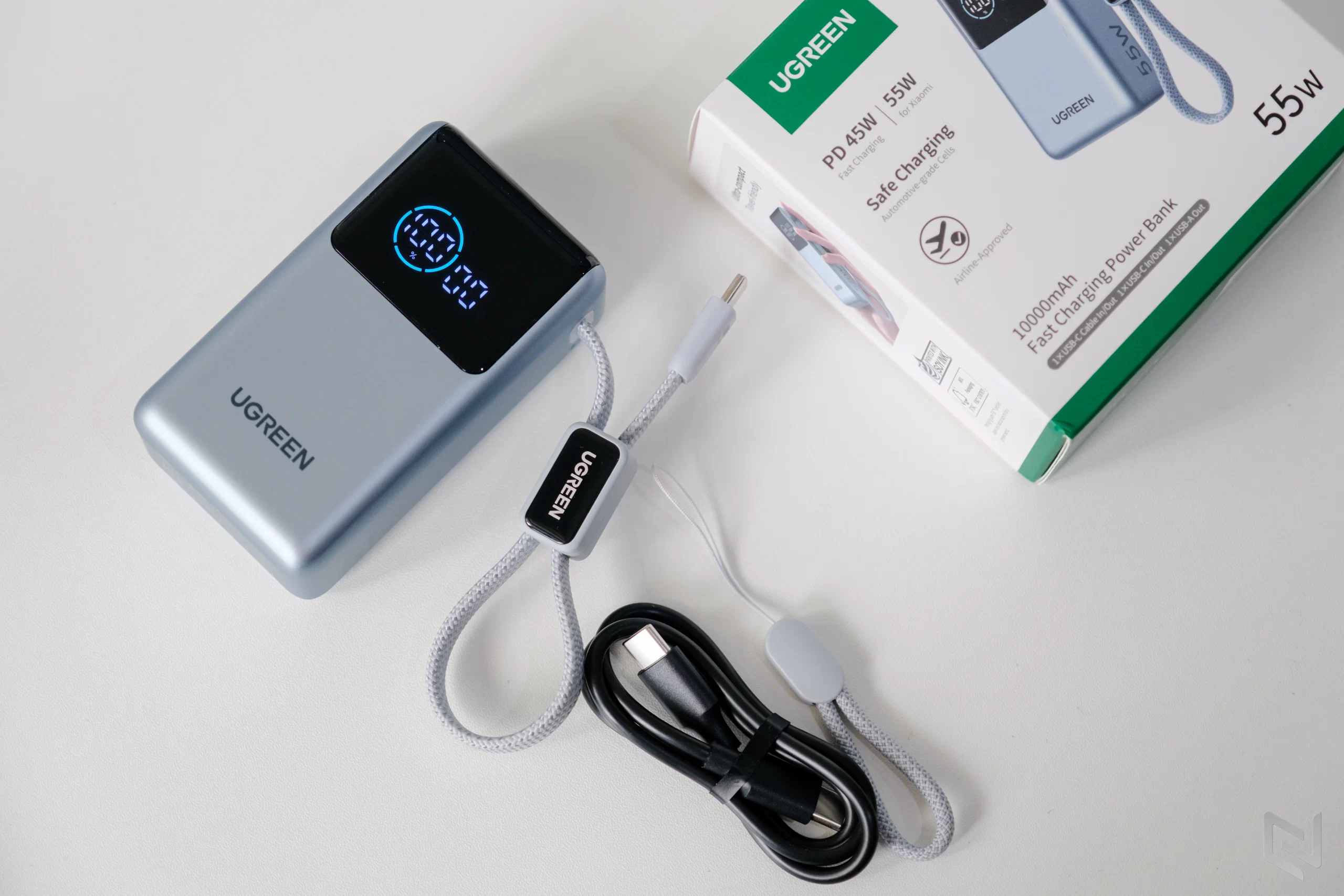 Đánh giá UGREEN PB727: Pin dự phòng 55W nhỏ gọn, đủ sạc iPhone Air và Galaxy S26 Ultra