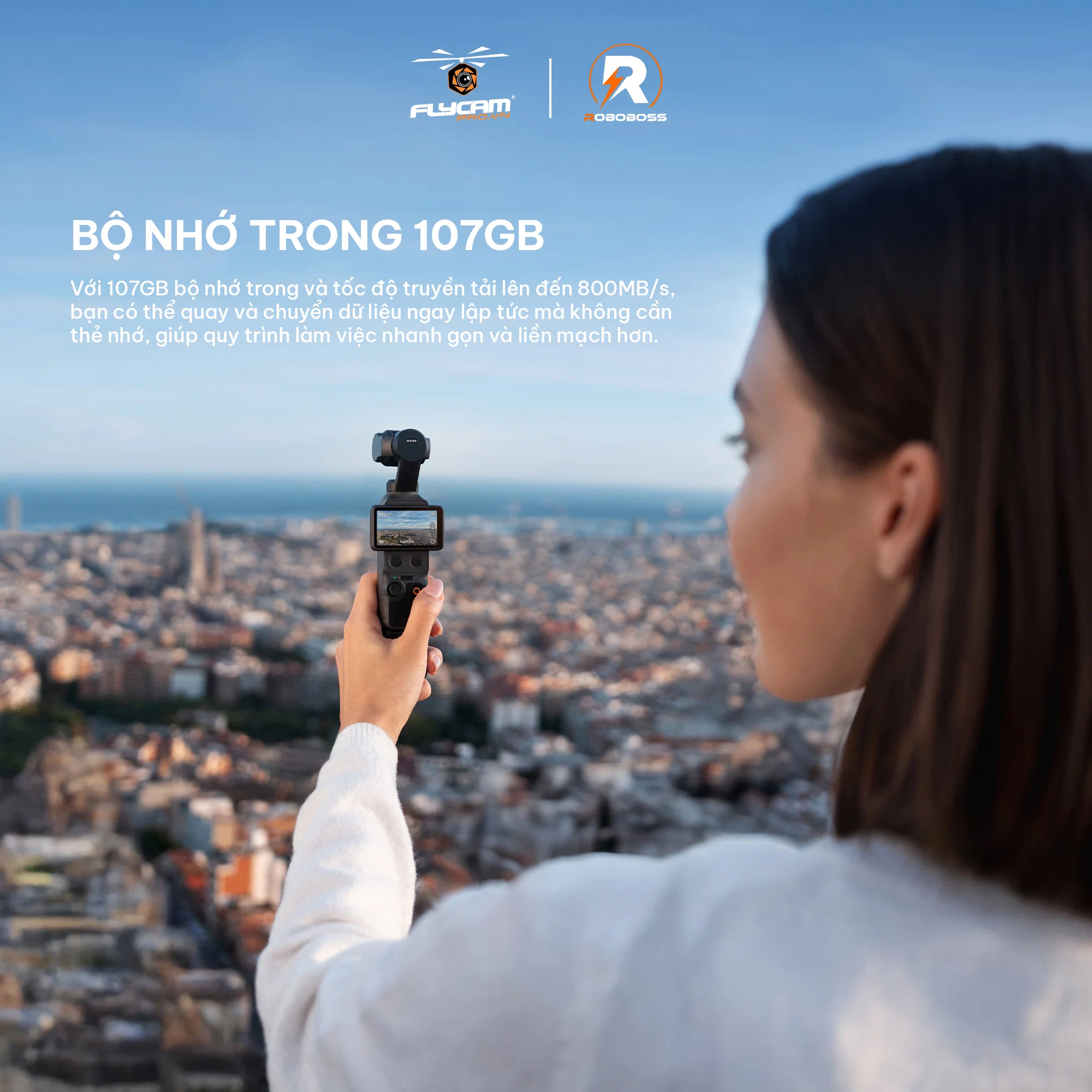 DJI Osmo Pocket 4 ra mắt, nâng lên 4K/240fps, ActiveTrack 7.0 và 107GB bộ nhớ trong