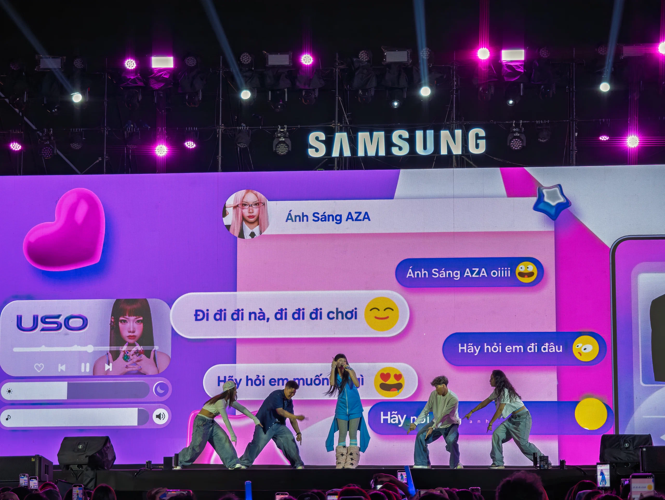 Samsung biến Awesome Vibe Station thành sân khấu cho Galaxy A57 và A37