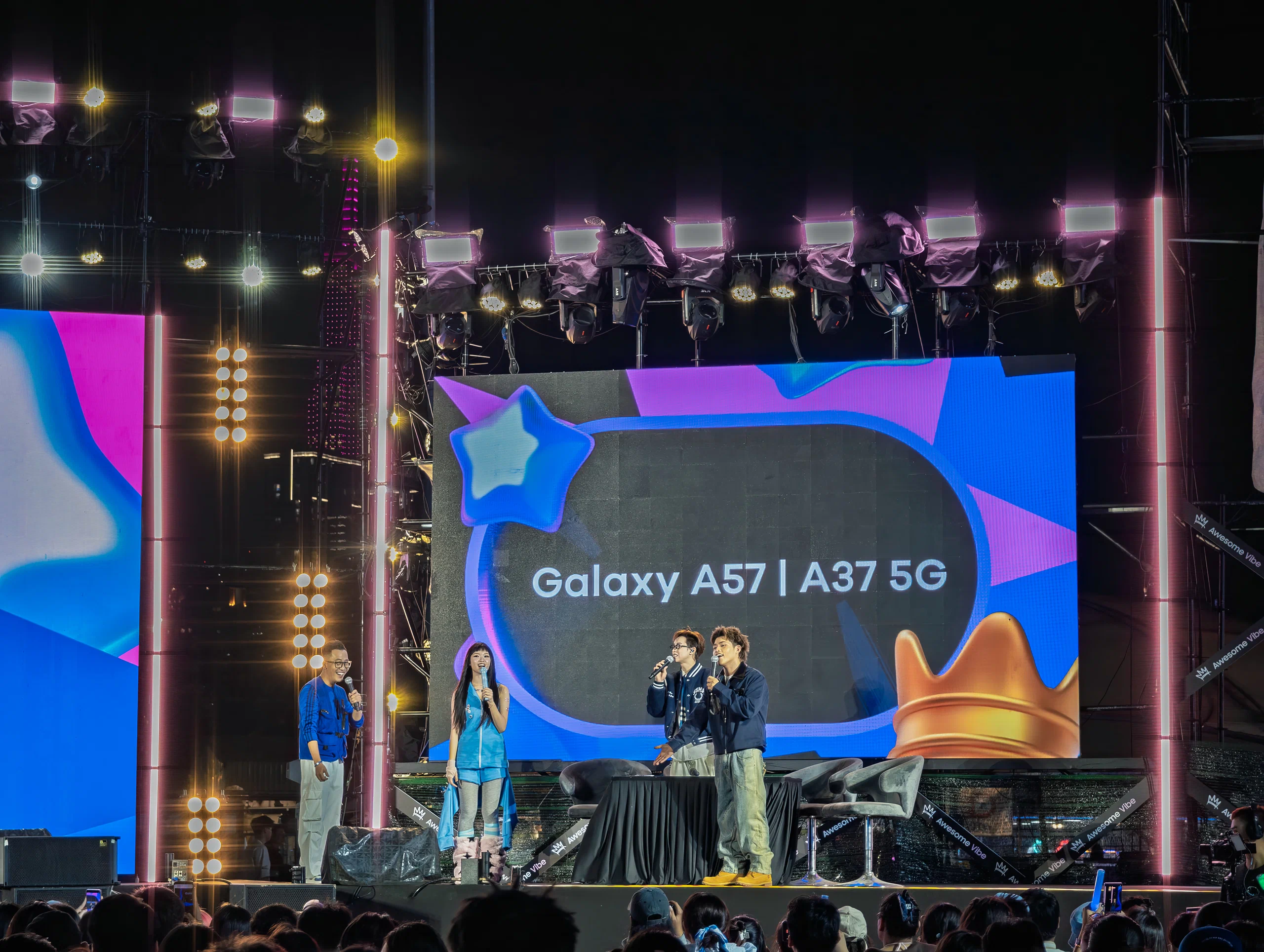 Samsung biến Awesome Vibe Station thành sân khấu cho Galaxy A57 và A37