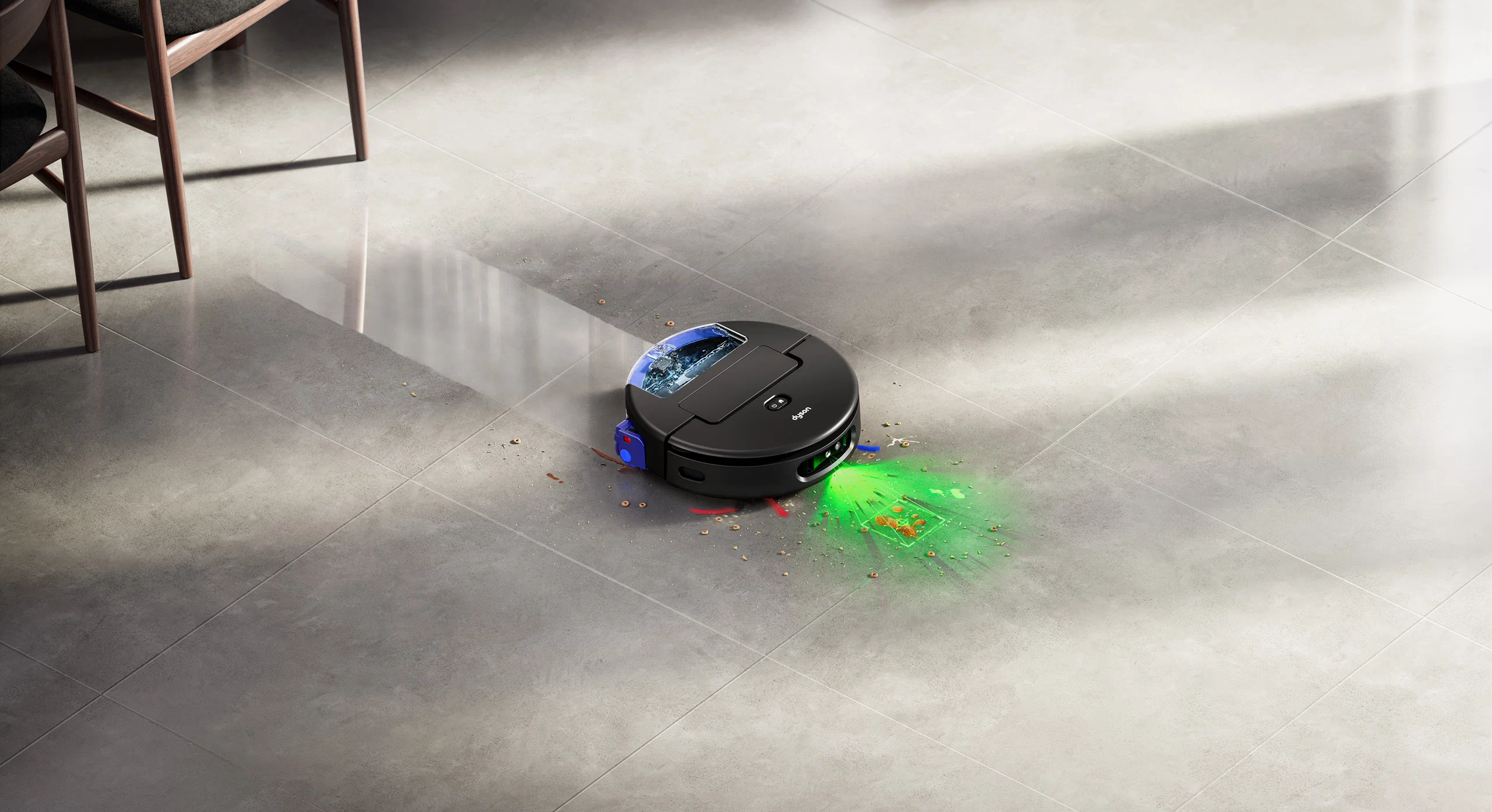 Dyson ra mắt robot hút bụi lau nhà Spot+Scrub Ai: Tự động phát hiện và xử lý vết bẩn bằng AI