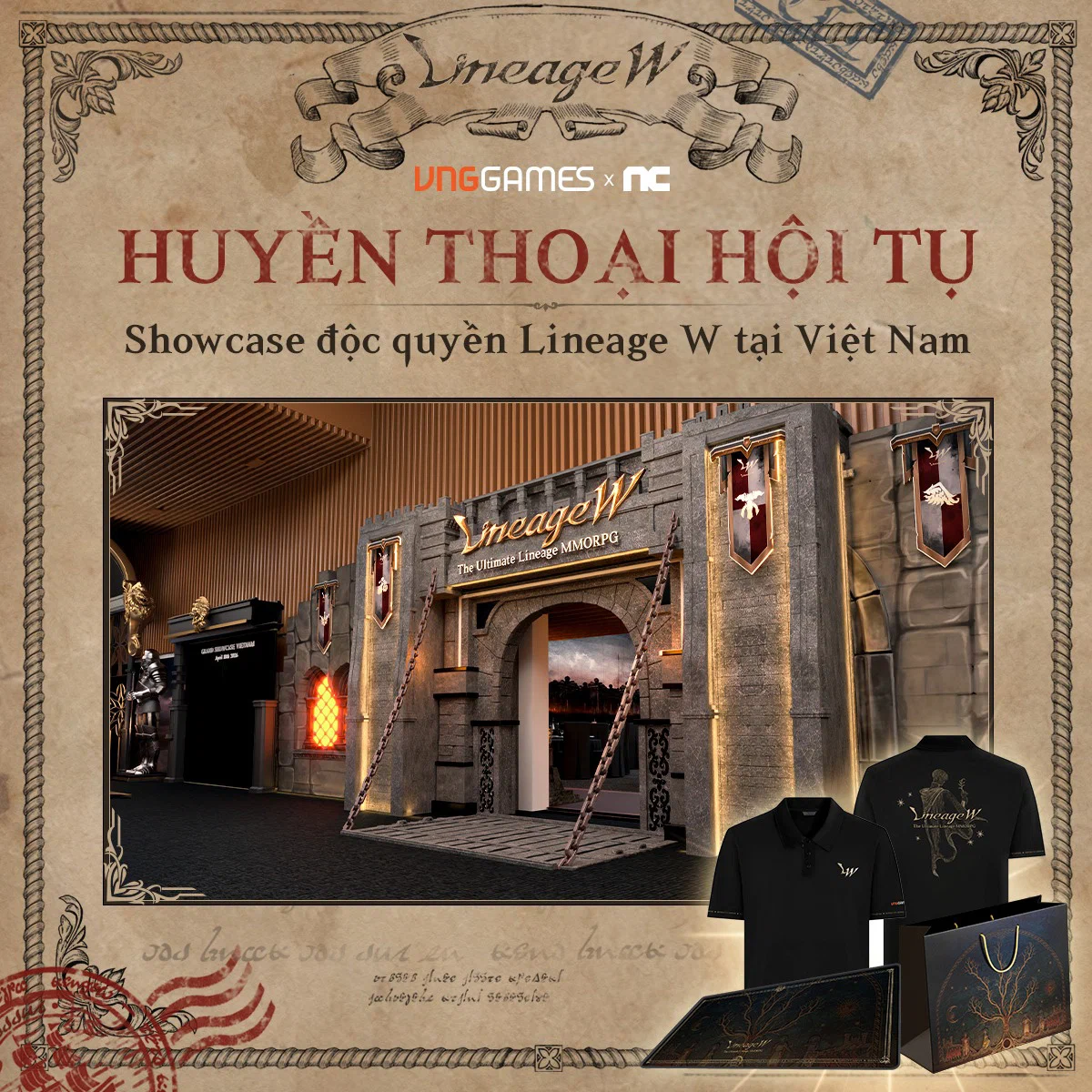 Lineage W SEA tổ chức showcase đầu tiên tại Việt Nam, hé lộ cơ chế Huyết Thệ độc quyền