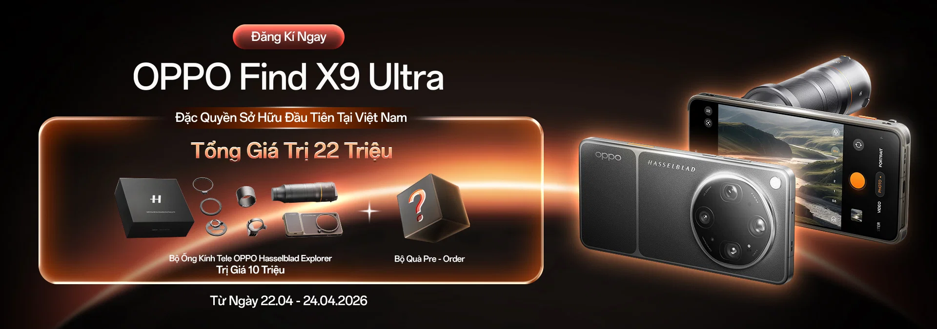 OPPO lần đầu đưa Find X9 Ultra và Find X9s về Việt Nam, nâng chuẩn smartphone cao cấp